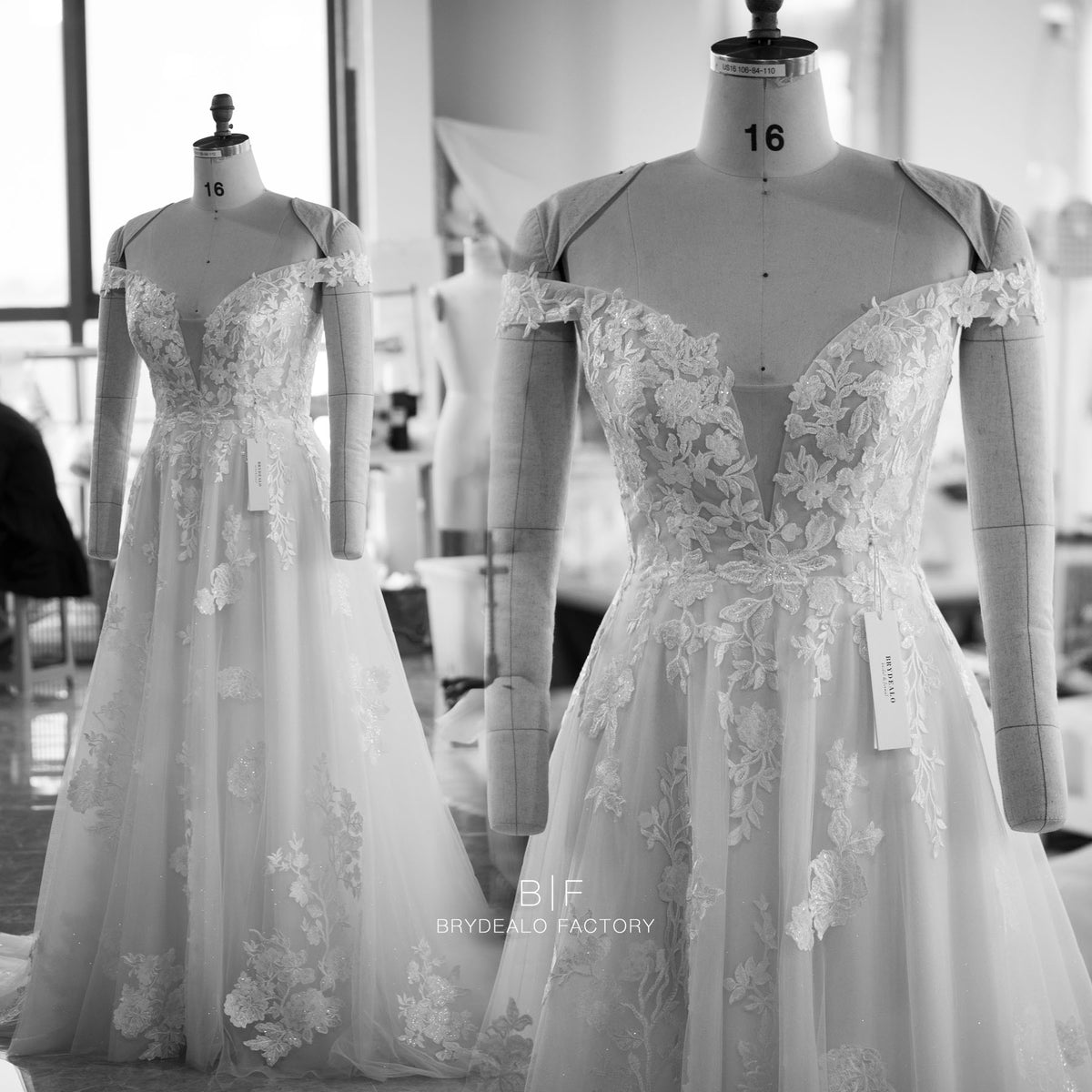 Trim Hem of Wedding Dress