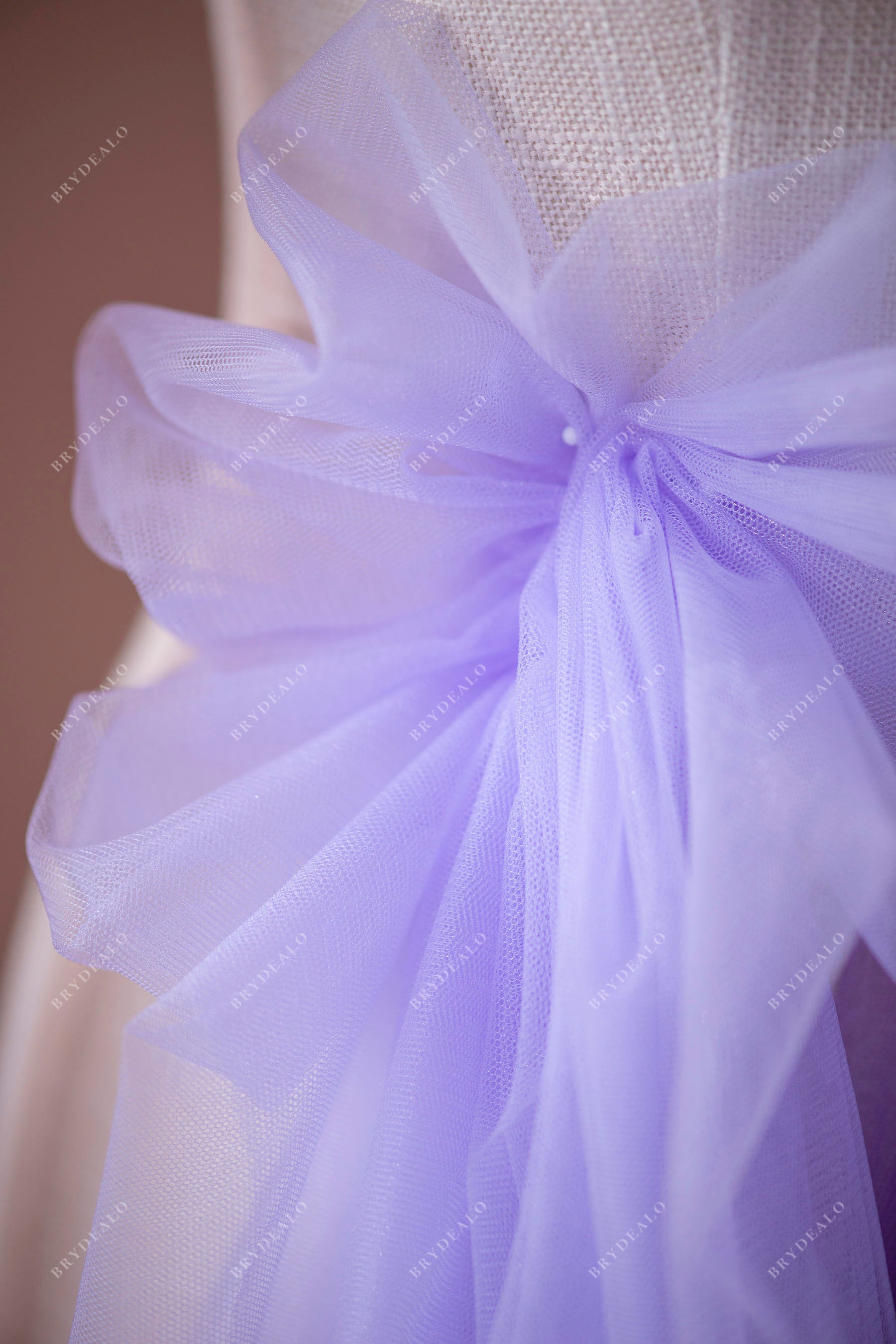 shimmery soft tulle fabrics for formal gowns