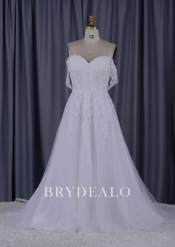 Private Label Off the Shoulder Wedding Dress