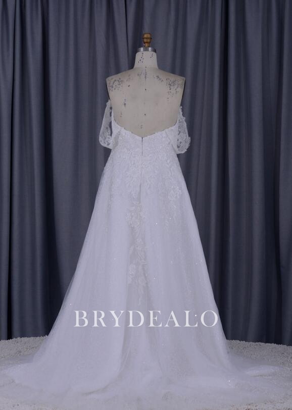 Private Label Off the Shoulder Wedding Dress
