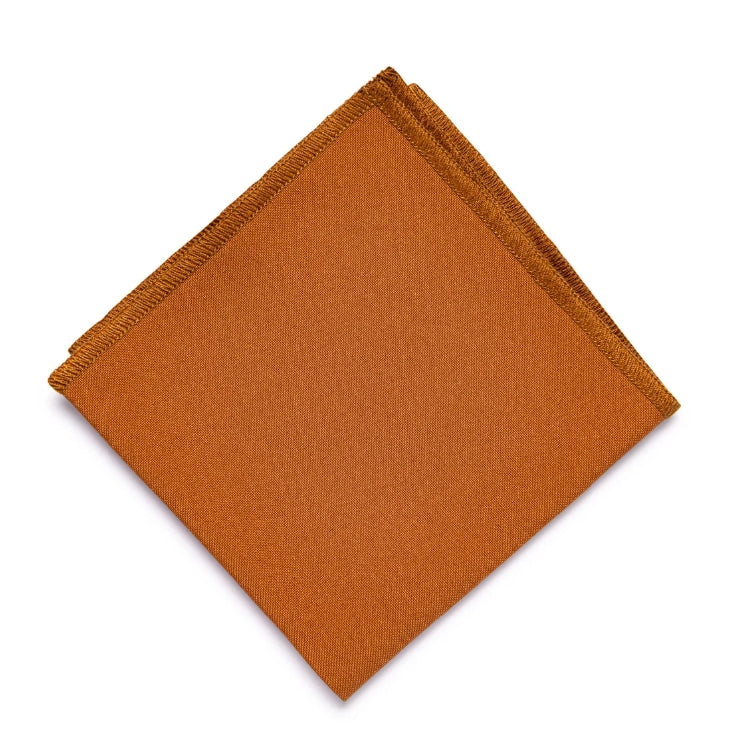 Bow Tie & Pocket Square to Match Rust Jersey Dresses