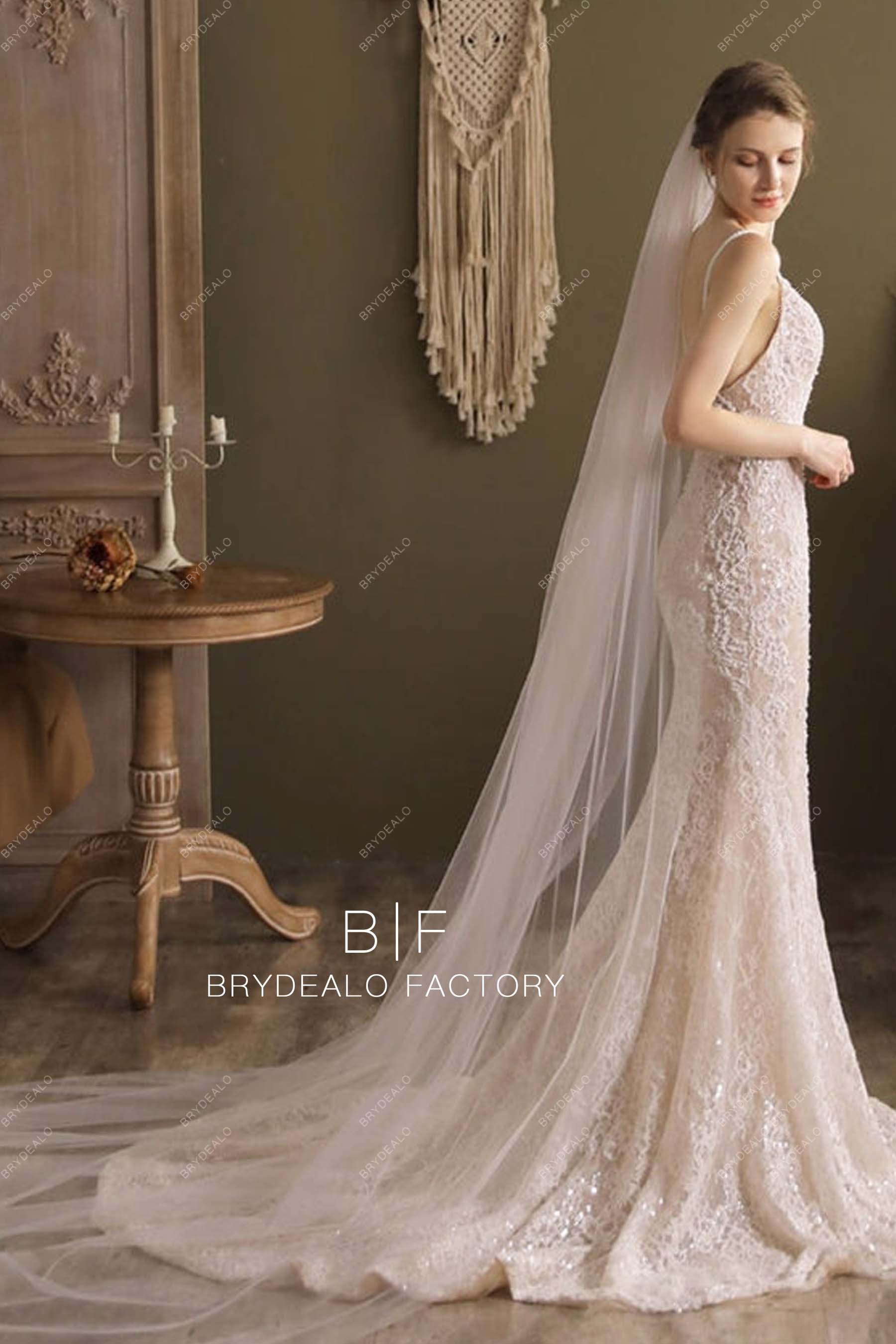 cathedral length bridal veil