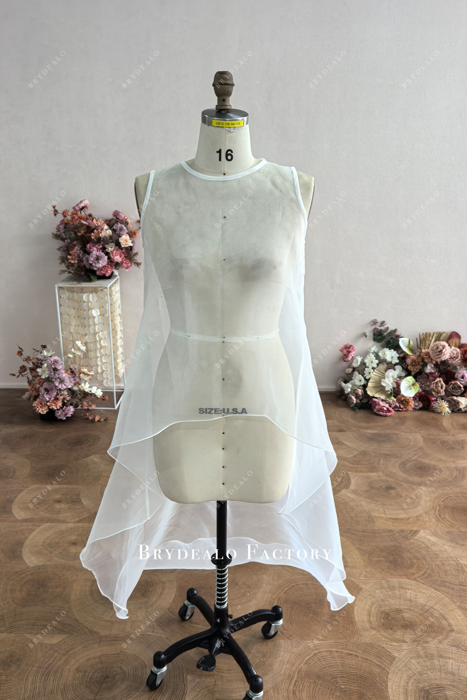 High-low Sheer Over Dress