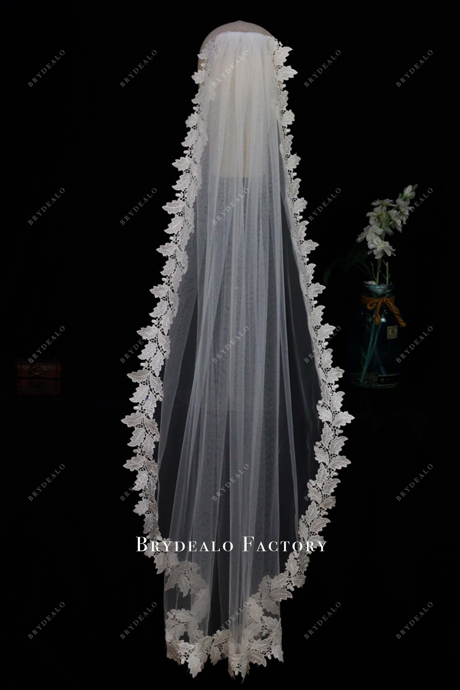 ballet length wedding veil