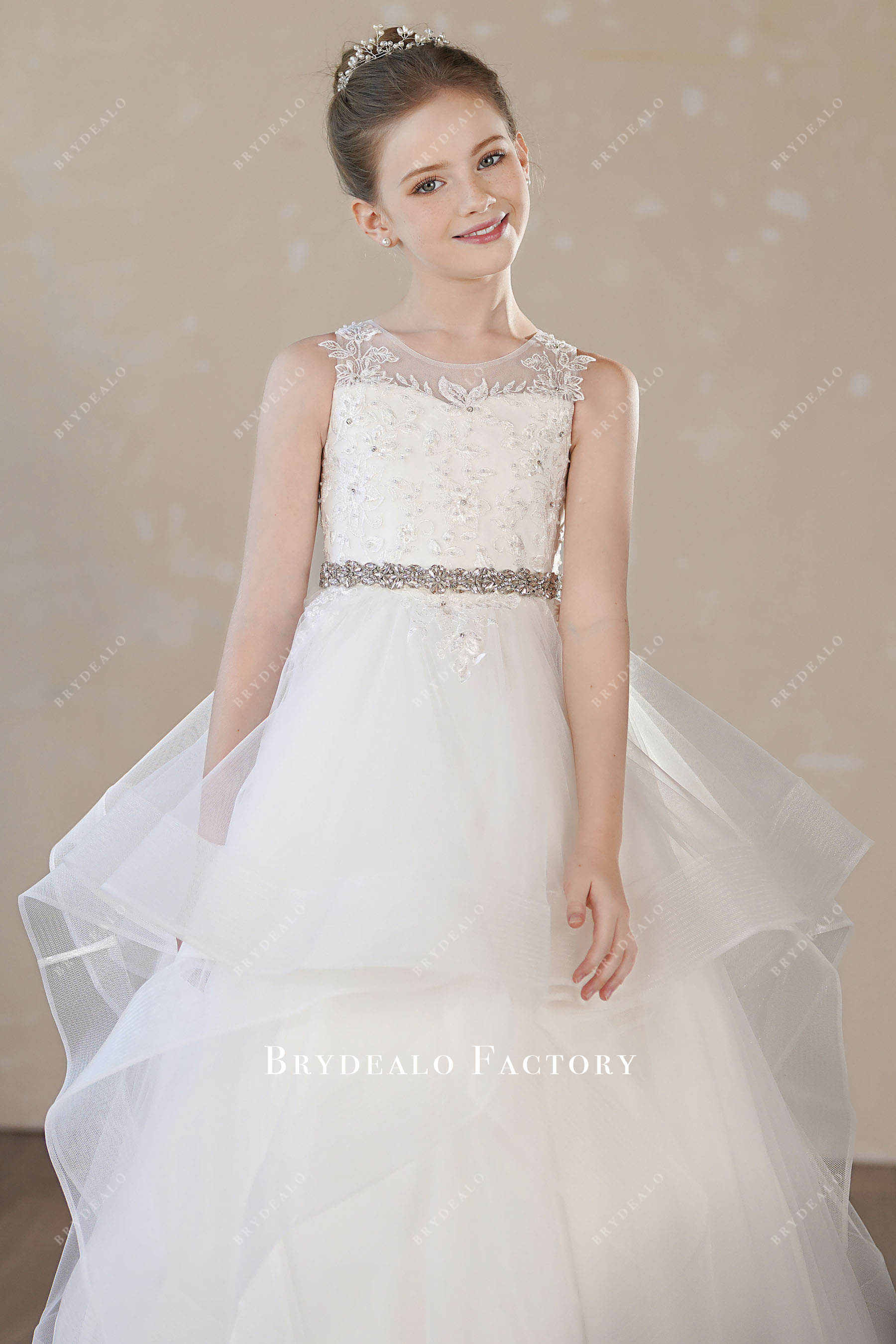 beaded lace flower girl dress flower girl dress