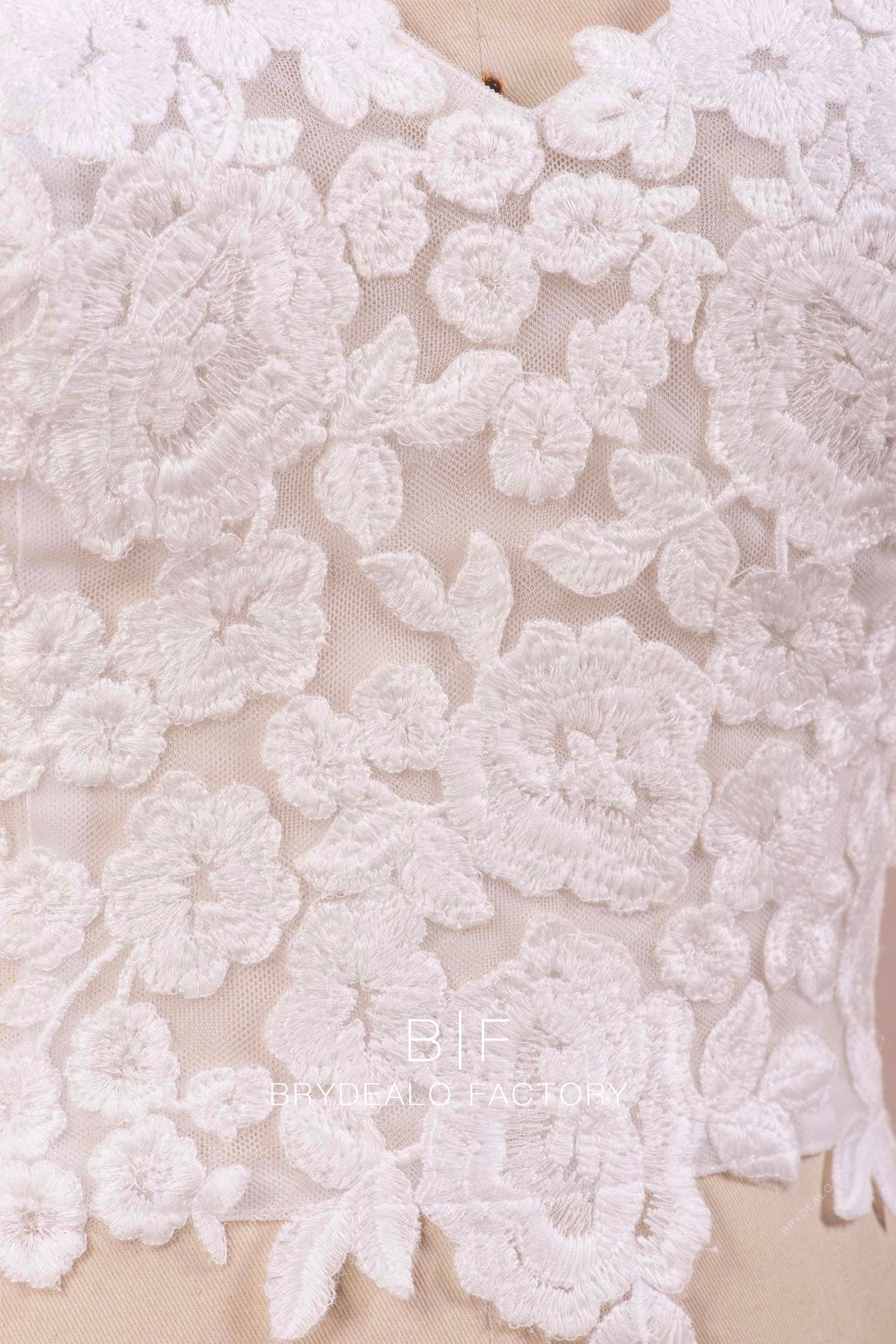 beautiful bridal lace top