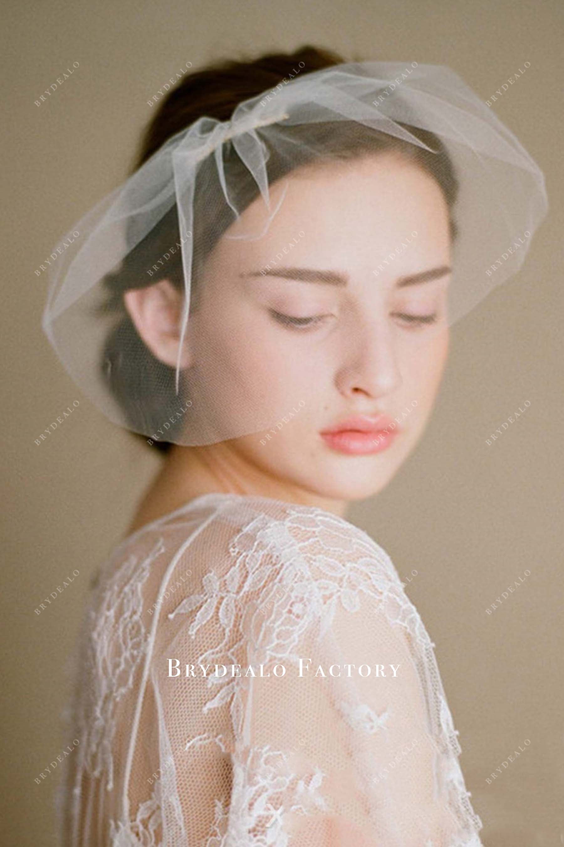 birdcage bridal veil