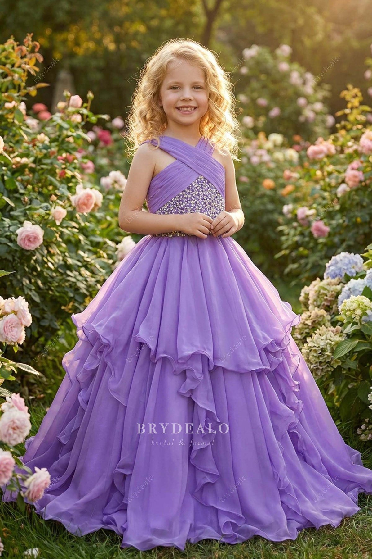 chiffon pageant dresses Purple Rhinestone Crisscross Neck Kids Gown lularoe julia The flowing chiffon cape Bridesmaid Dress Roundup Fashion TROUSER WAIST SIZE:46 INCH WAIST | REGULAR LENGTH