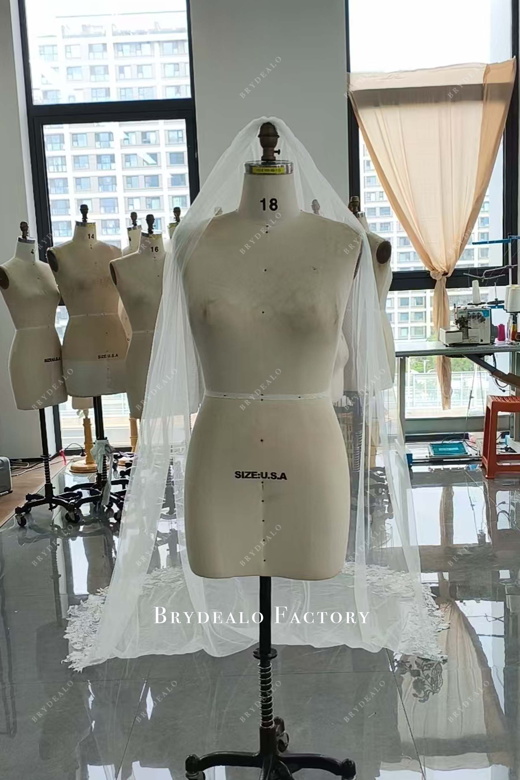 Custom Cathedral Length Bridal Veil