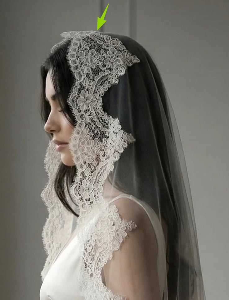 Custom Embroidery Wedding Veil