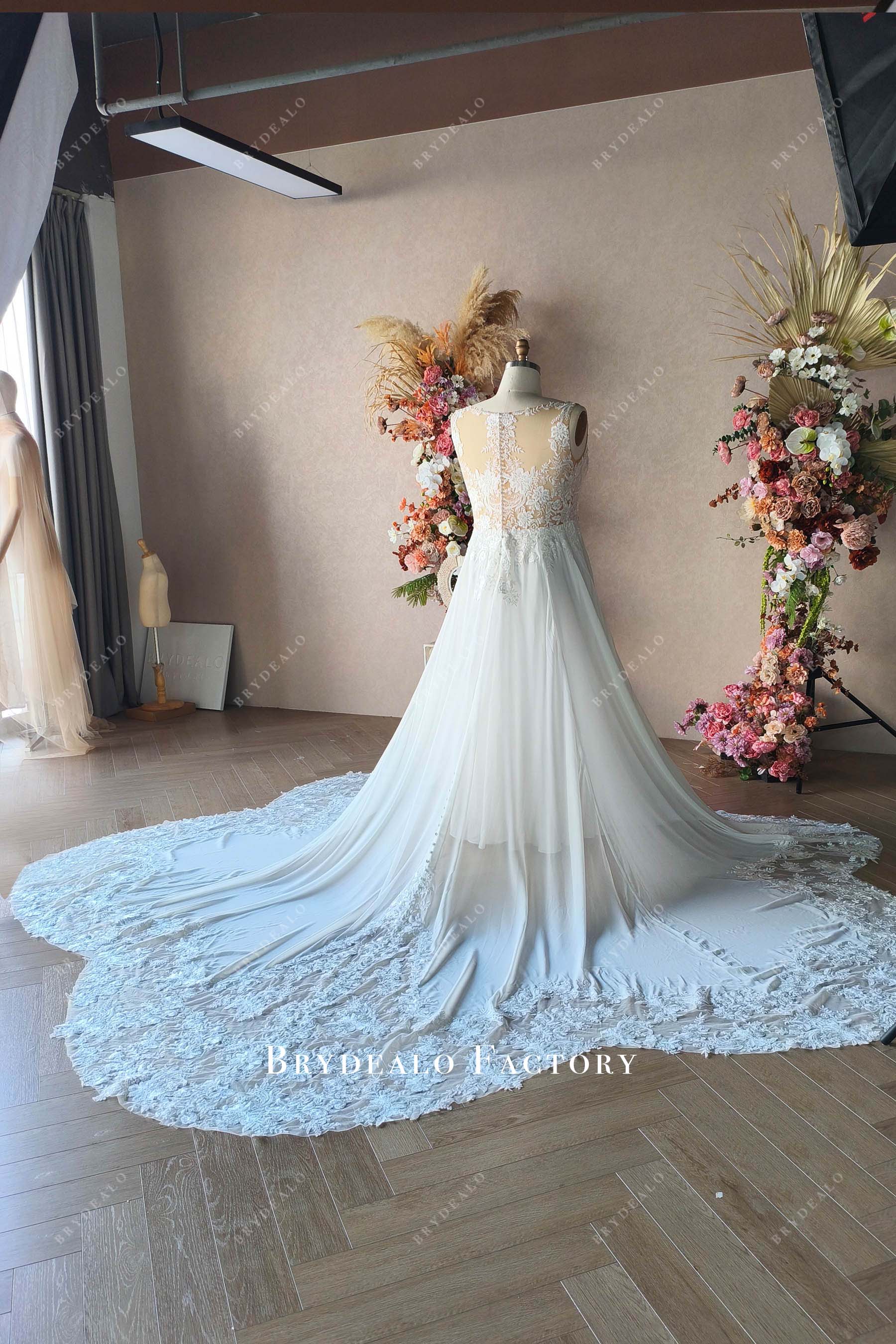 court train wedding dress