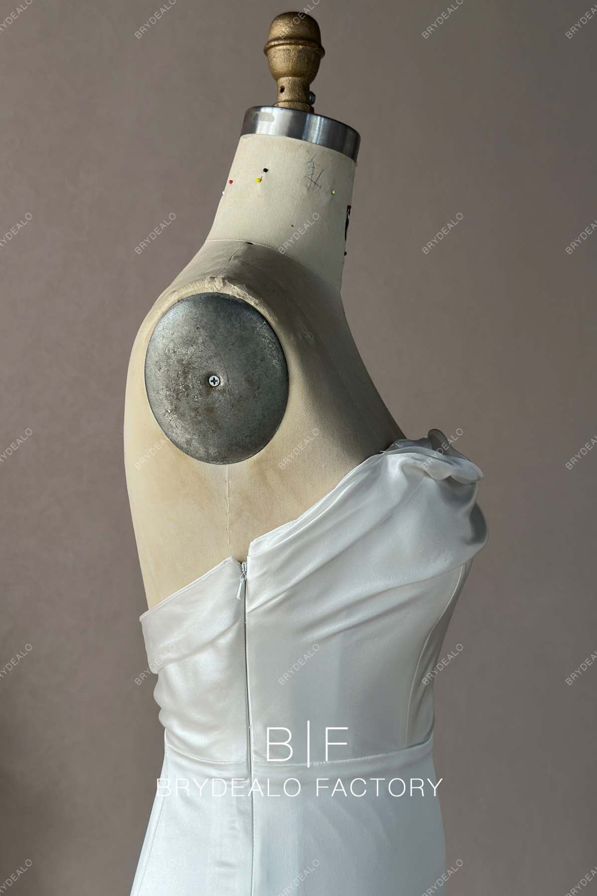 Private Label Silk Satin Custom Wholesale Mermaid Bridal Dress