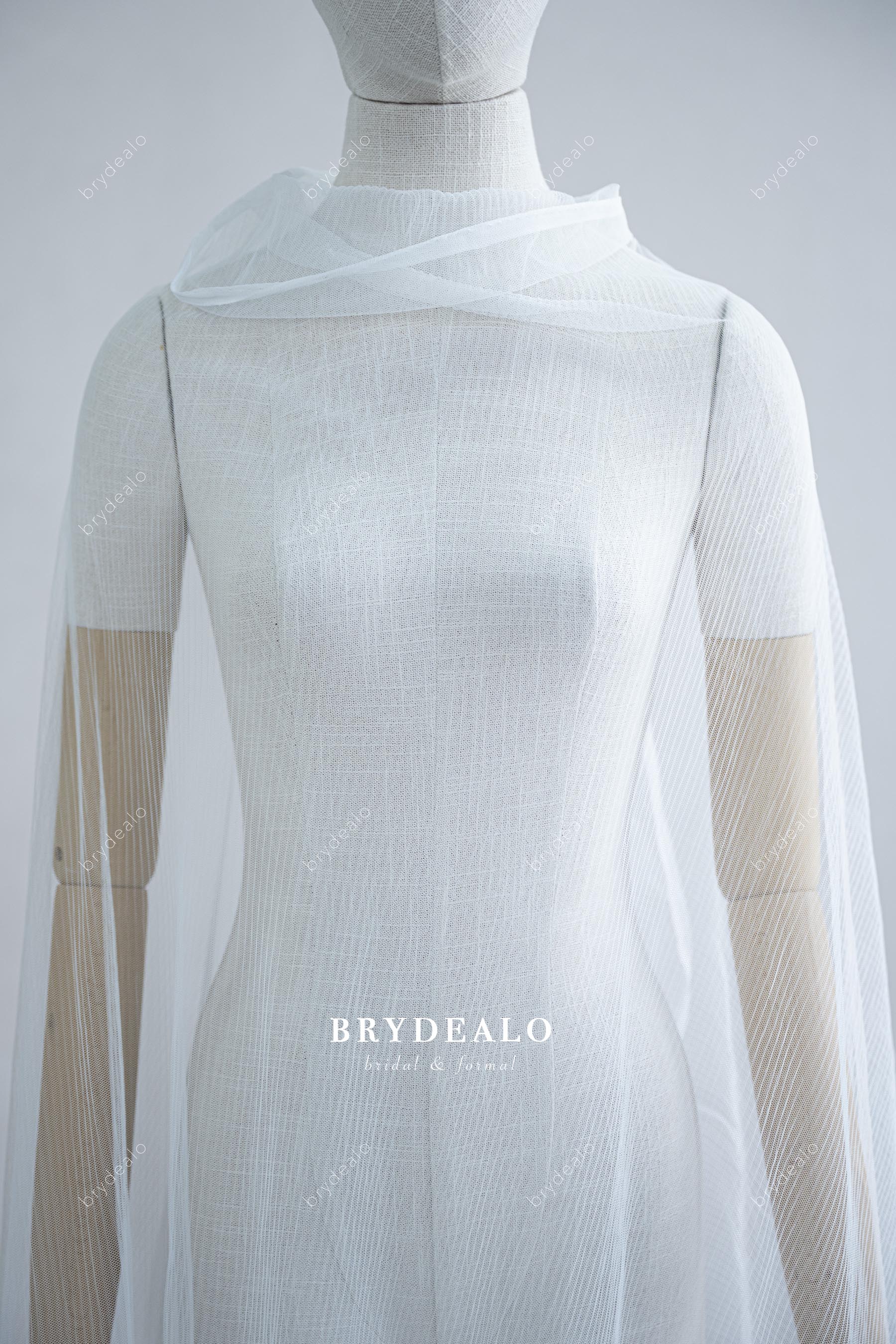 designer soft tiny pleats tulle