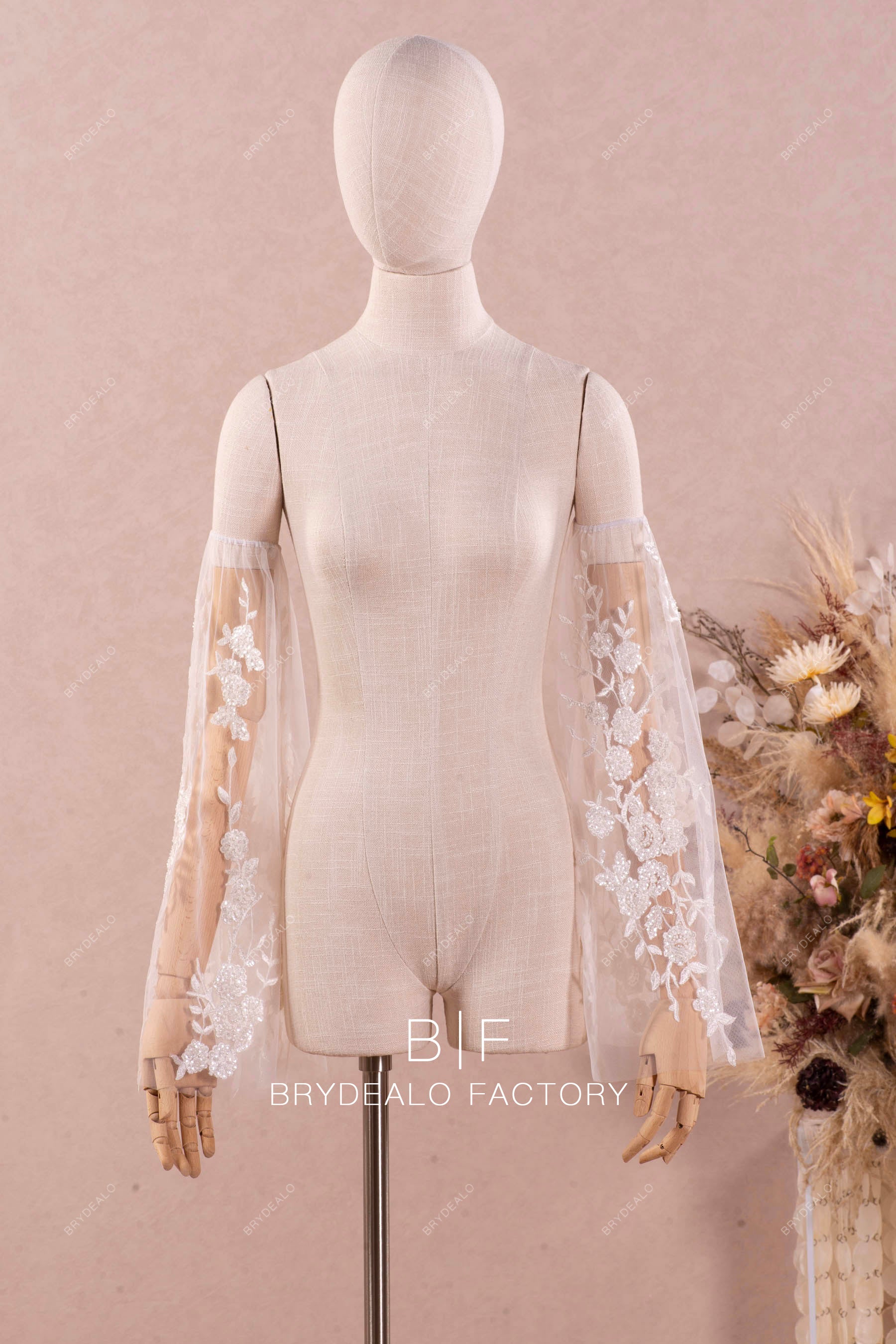 slim fit dress slacks Ivory Lace Tulle Wedding Dresses with Sweetheart Neckline & Court Train main image 1