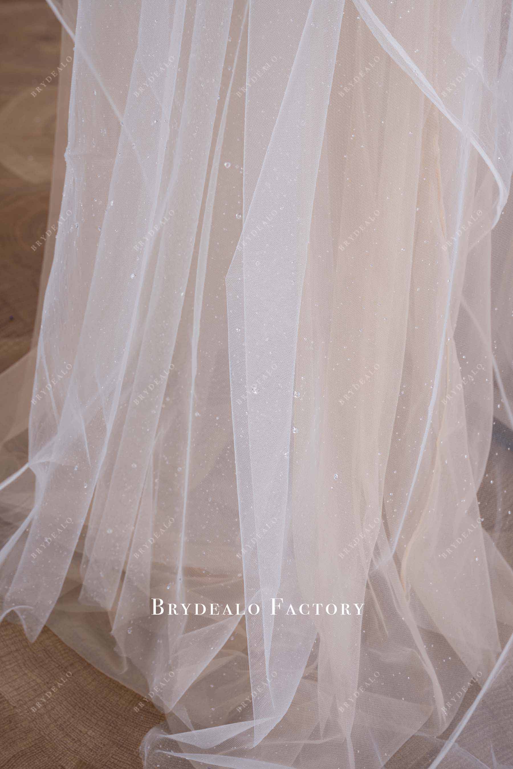 dreamy scattered dew tulle