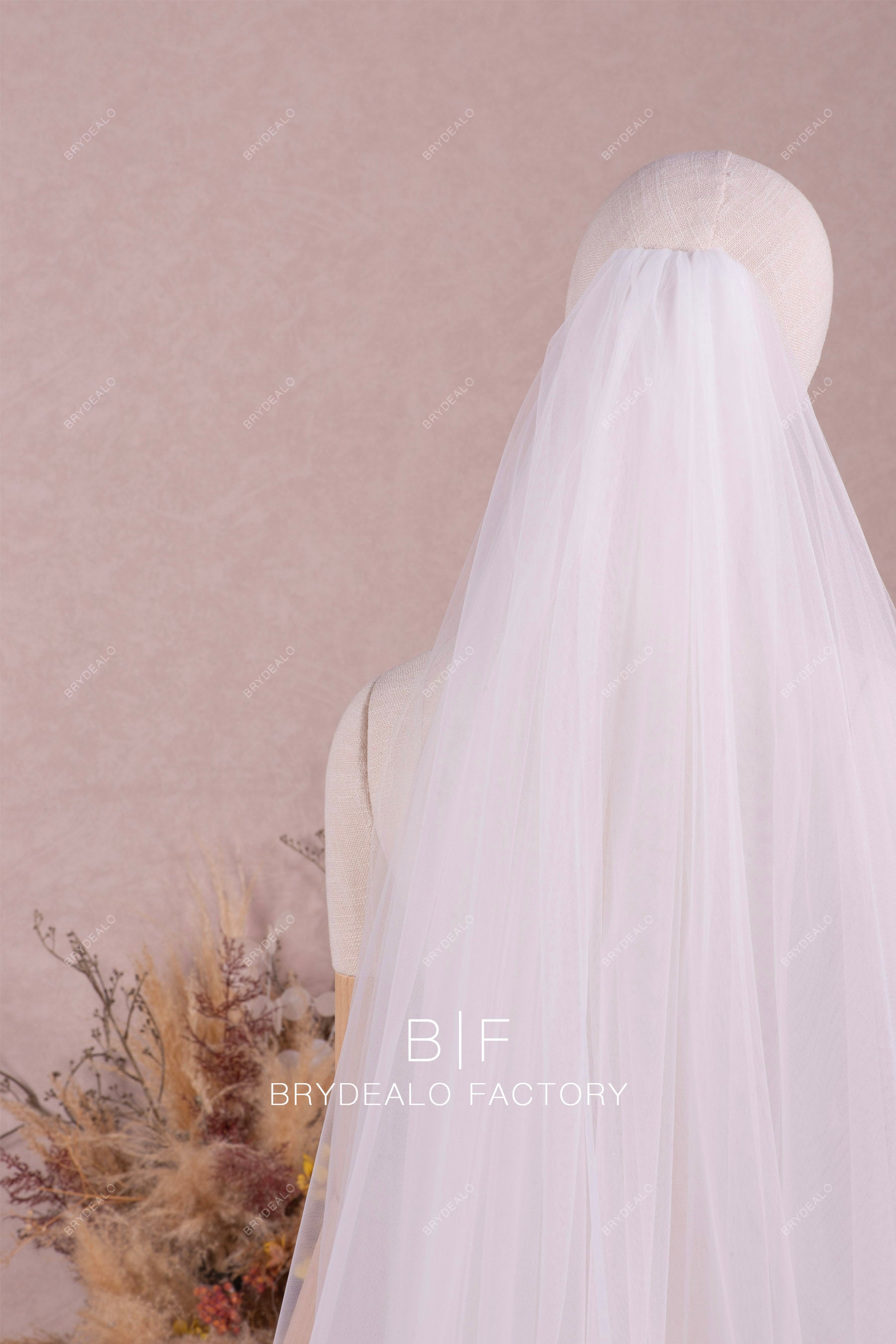 dreamt tulle bridal veil