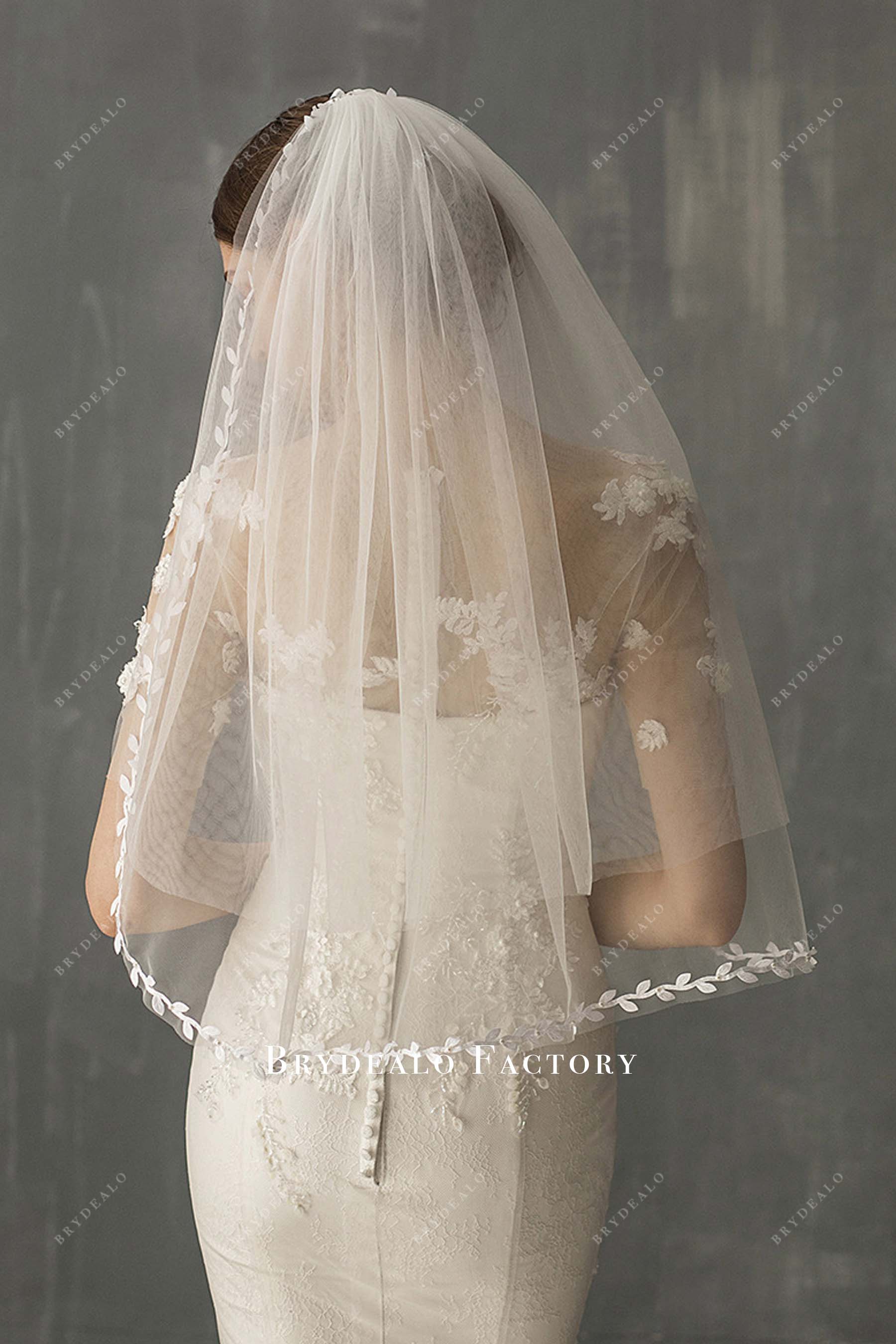Two Tiered Bridal Veil
