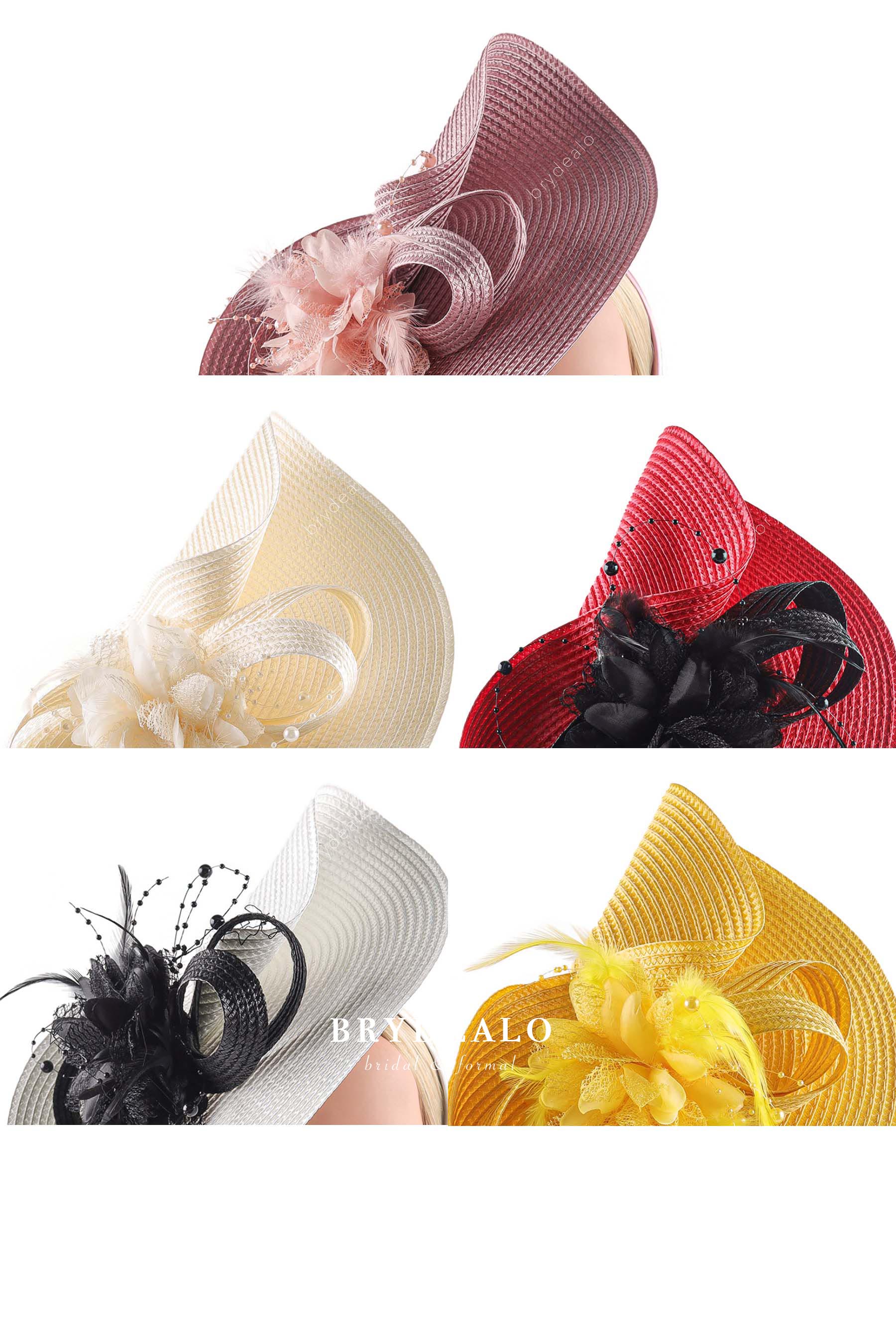 elegant wide brim hat