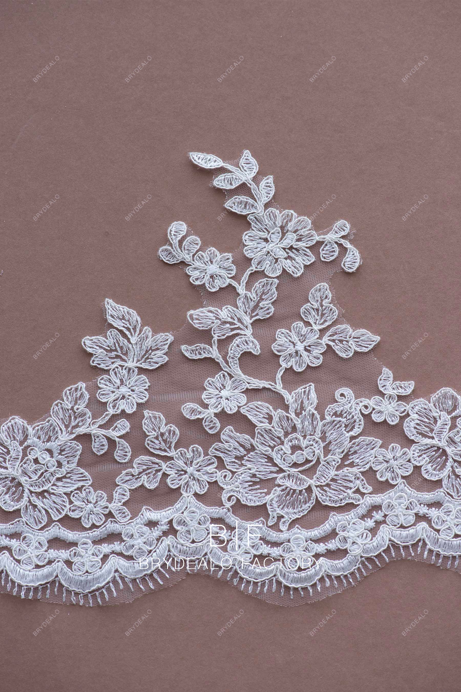 embroidery flower lace trim