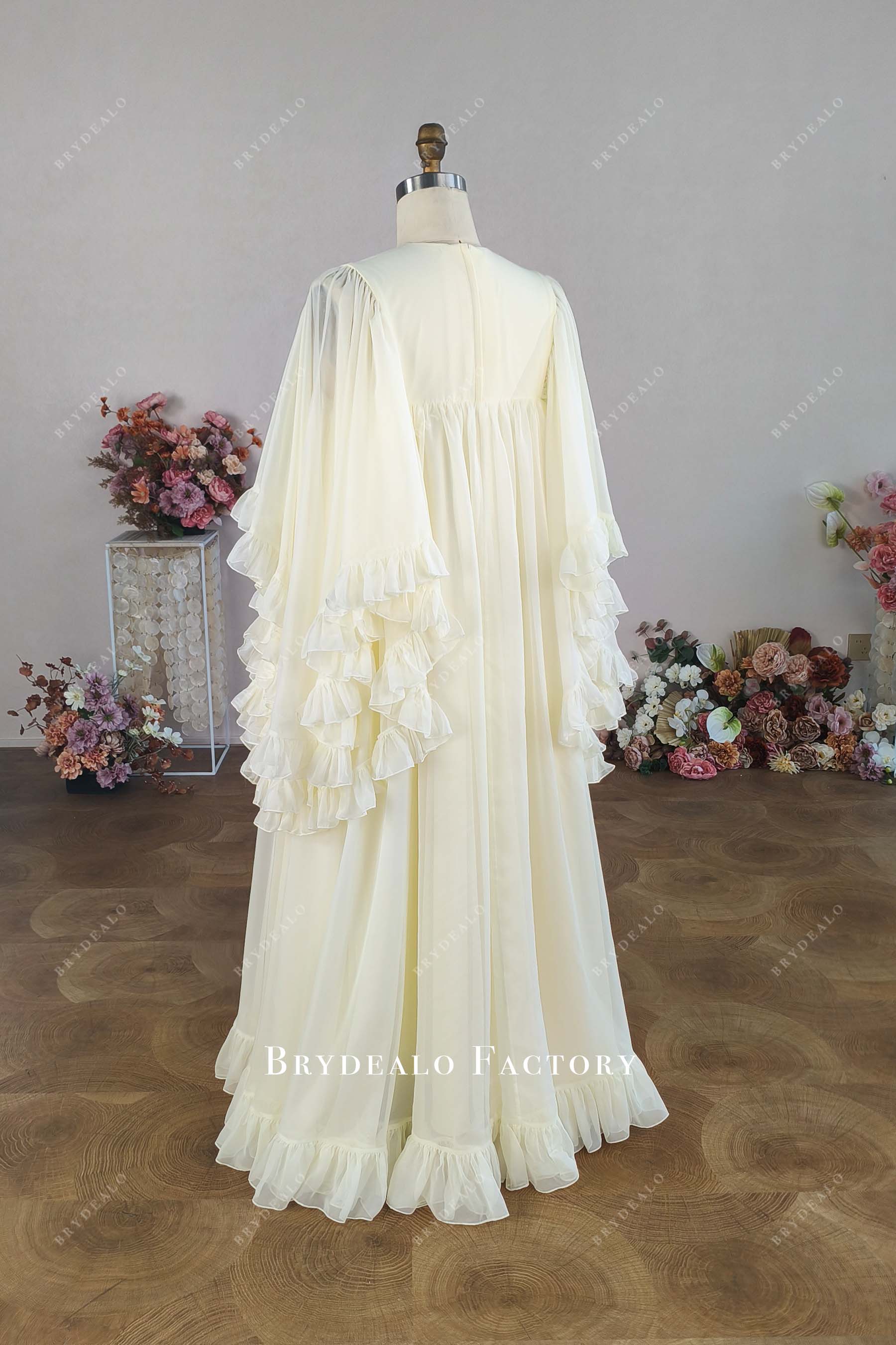 empire waist maternity wedding dress