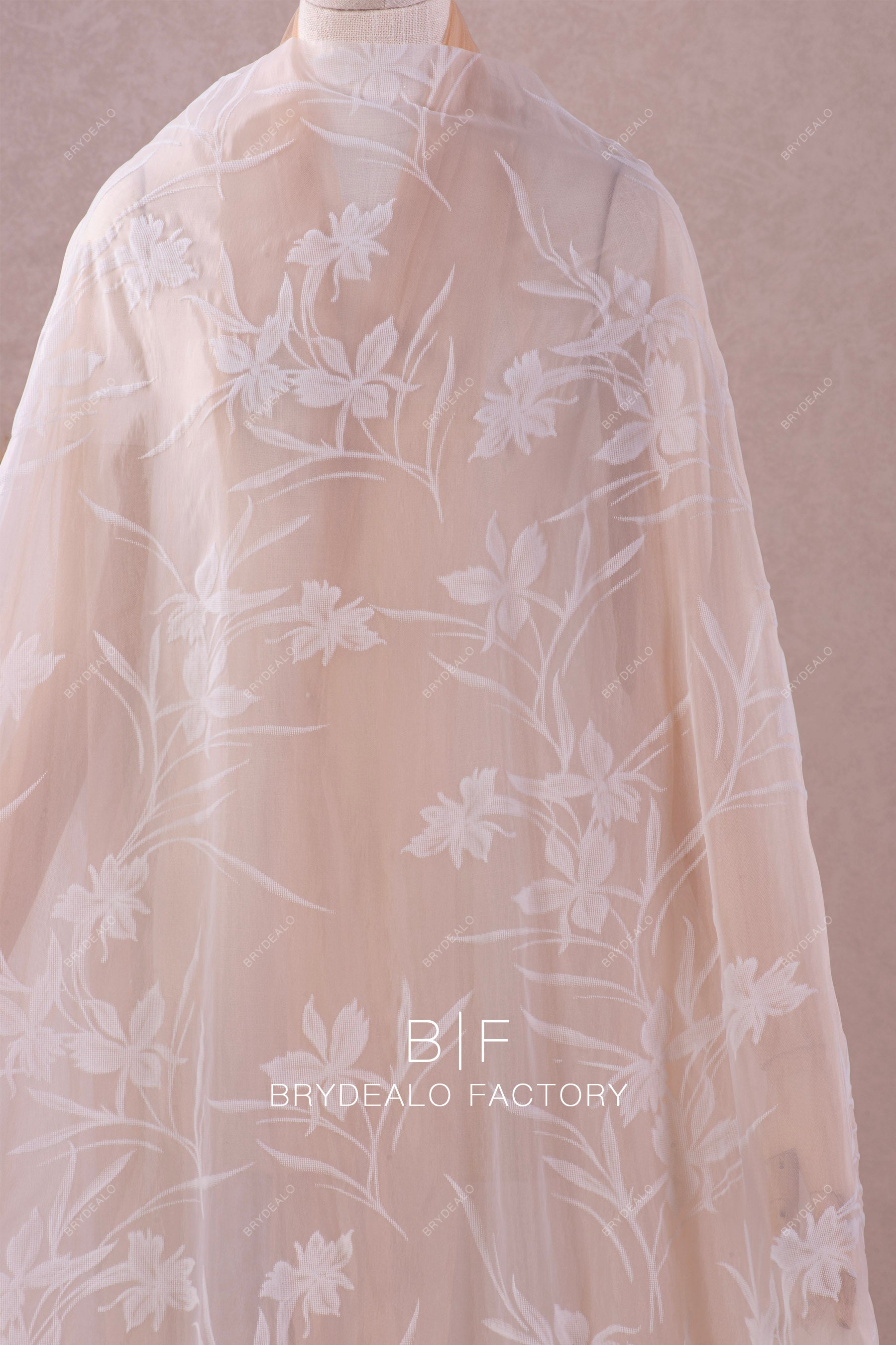 floral organza fabric