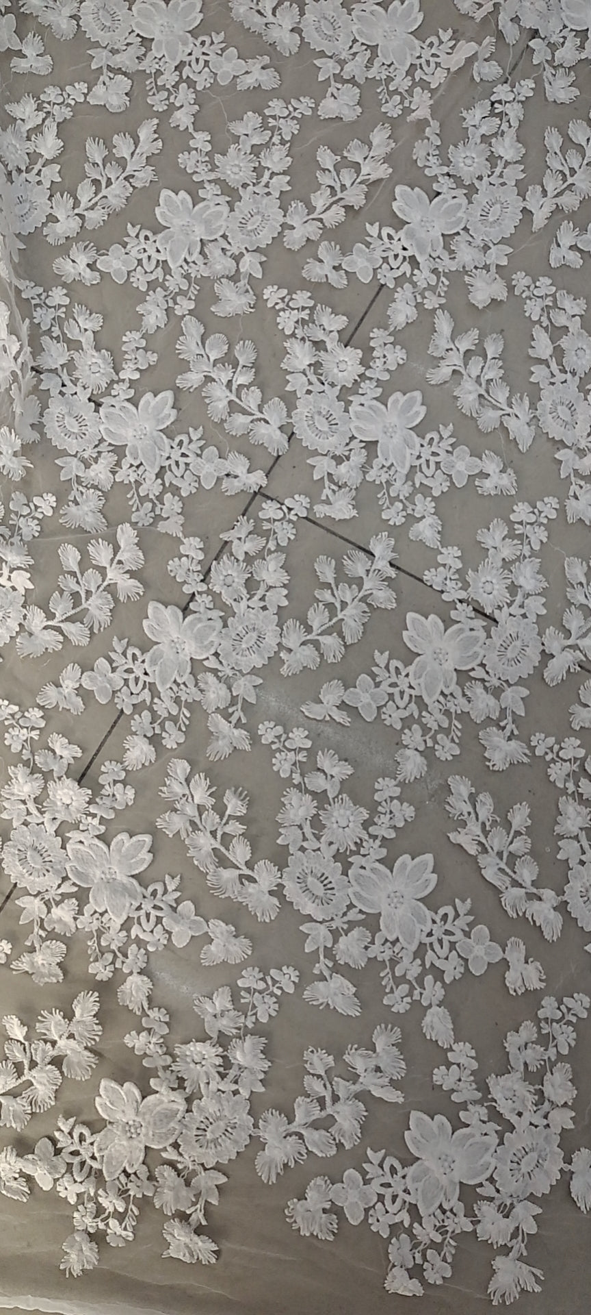 Flower Lace Fabric of Style 10155