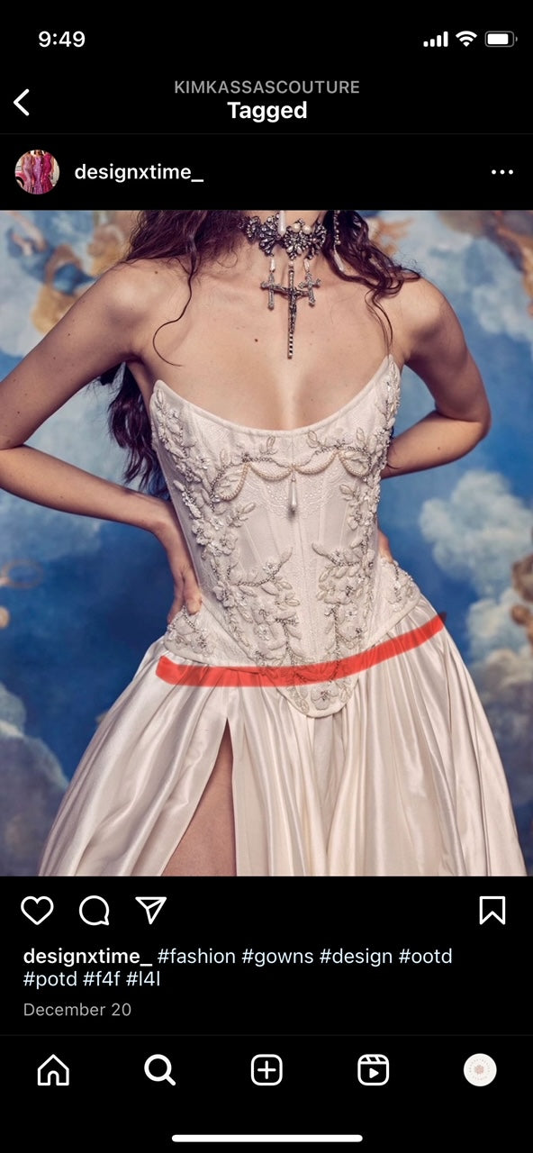 Private Label Custom Satin Corset Top