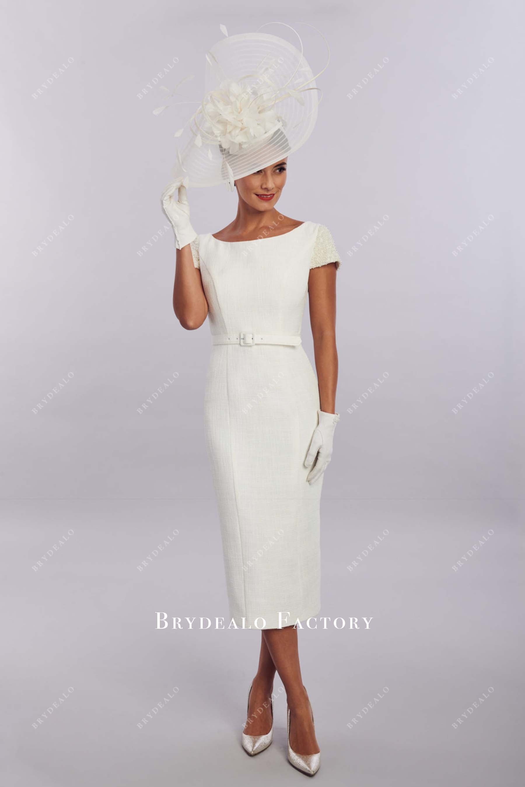 Pearls Light Ivory Pencil Mother Of Bride Dress Pearls Light Ivory Pencil Mother Of Bride Dress
