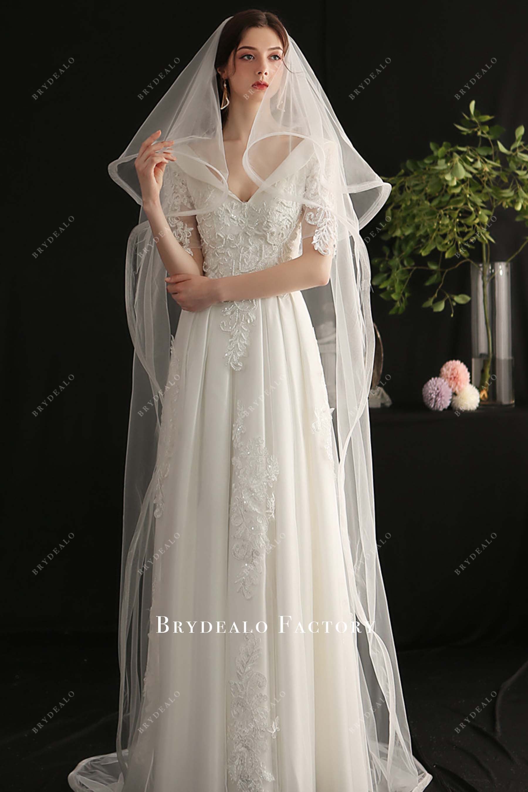 long train wedding veil