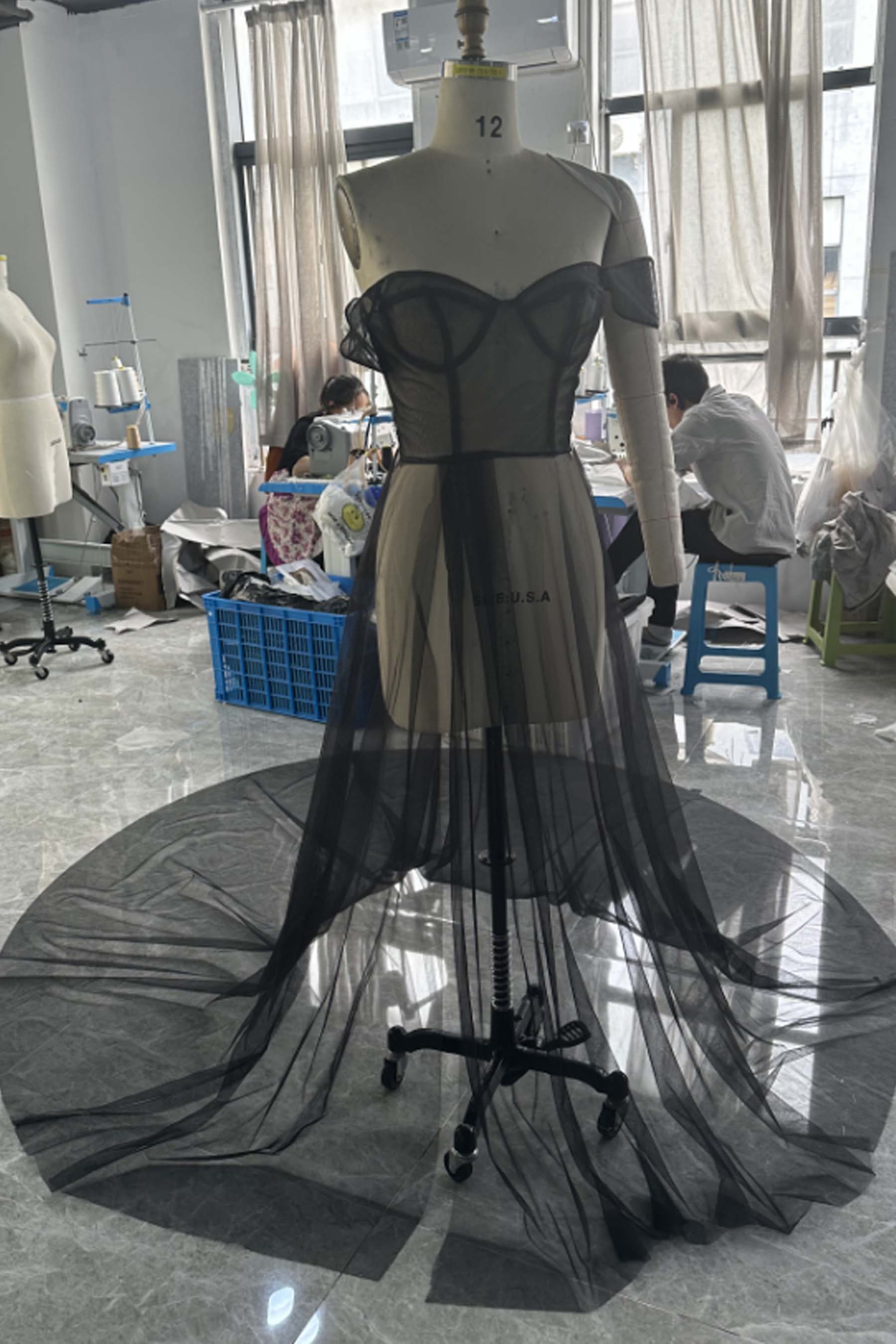 off shoulder bridal dress pattern