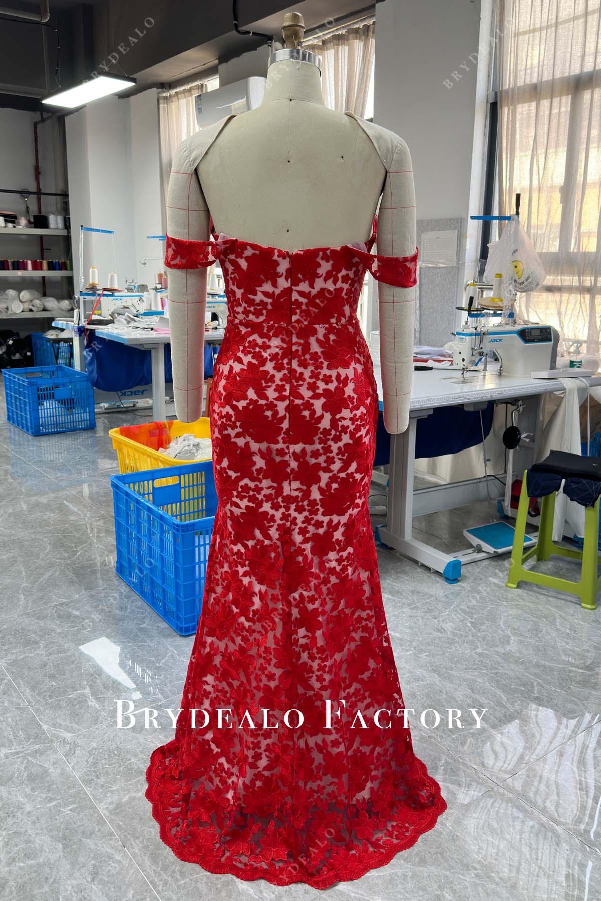 open back long mermaid formal gown