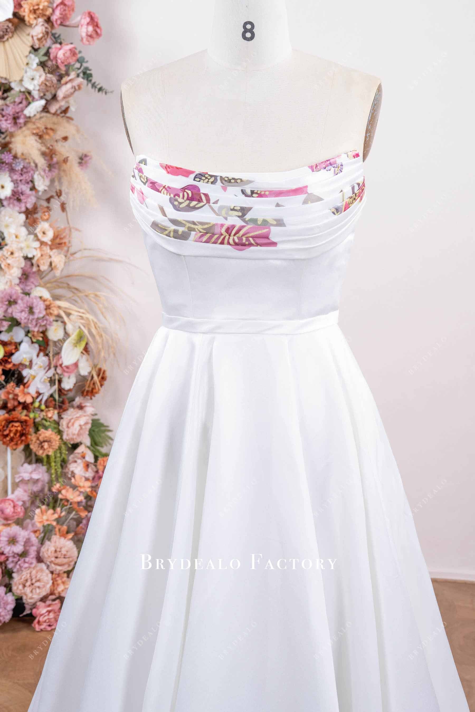 placement printing wedding dress