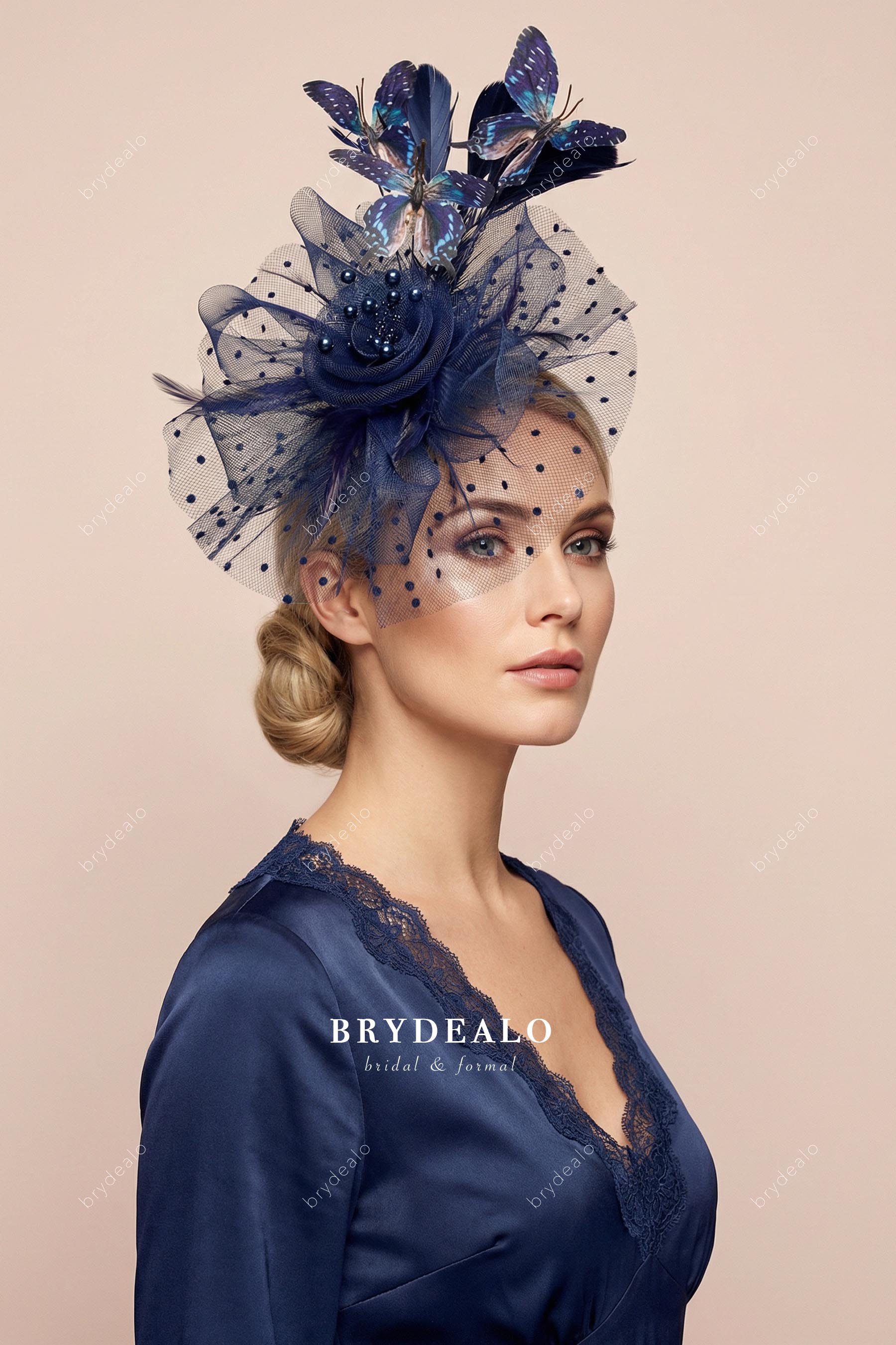 polka dot butterfly hat