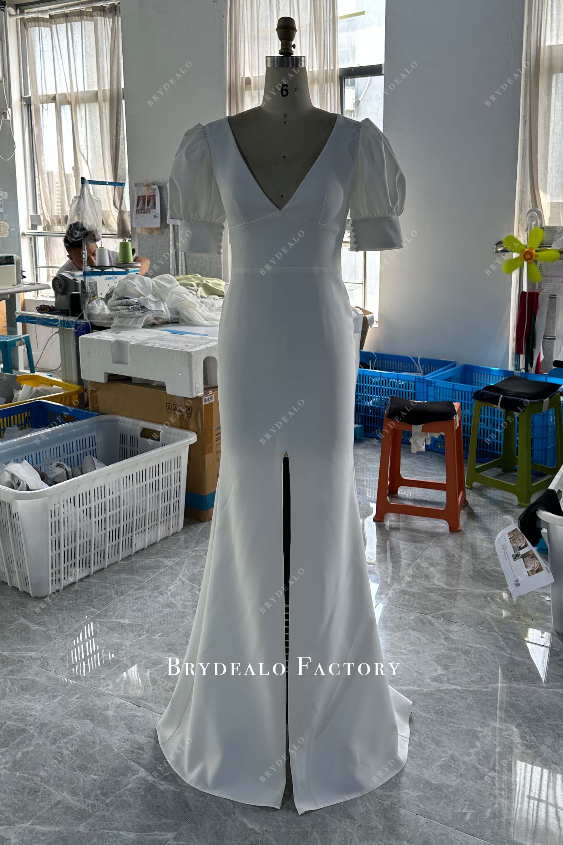 private label crepe dress