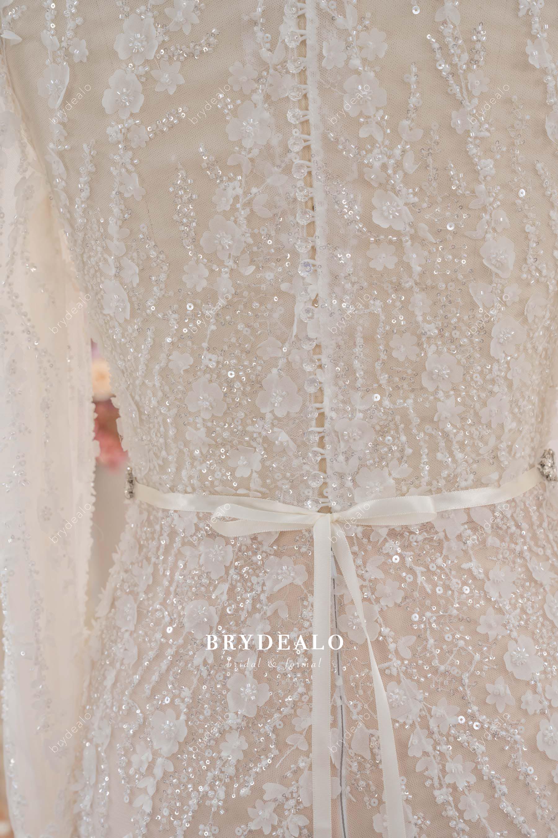 rhinestone belt wedding dress