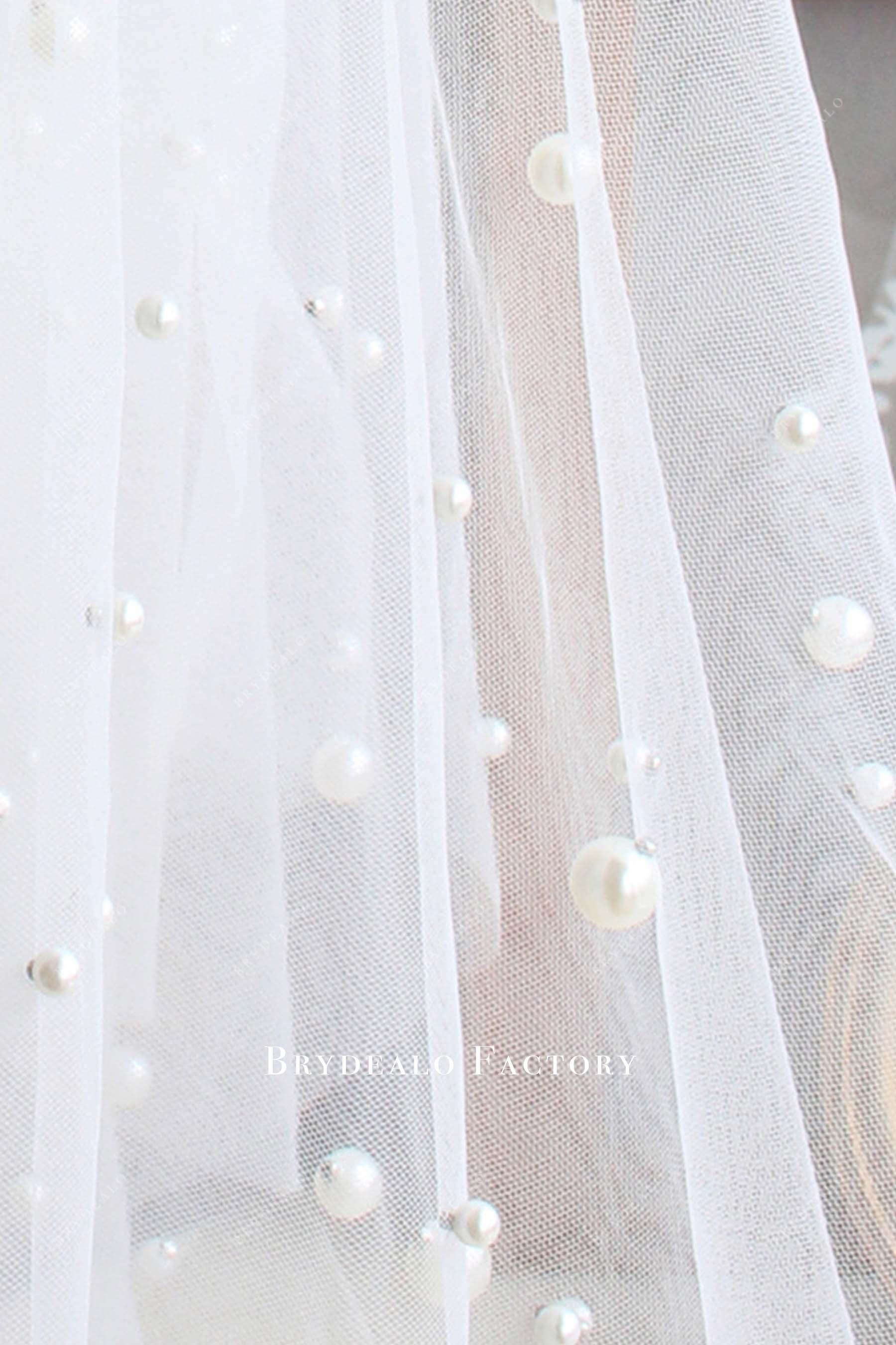 wholesale pearls wedding veil