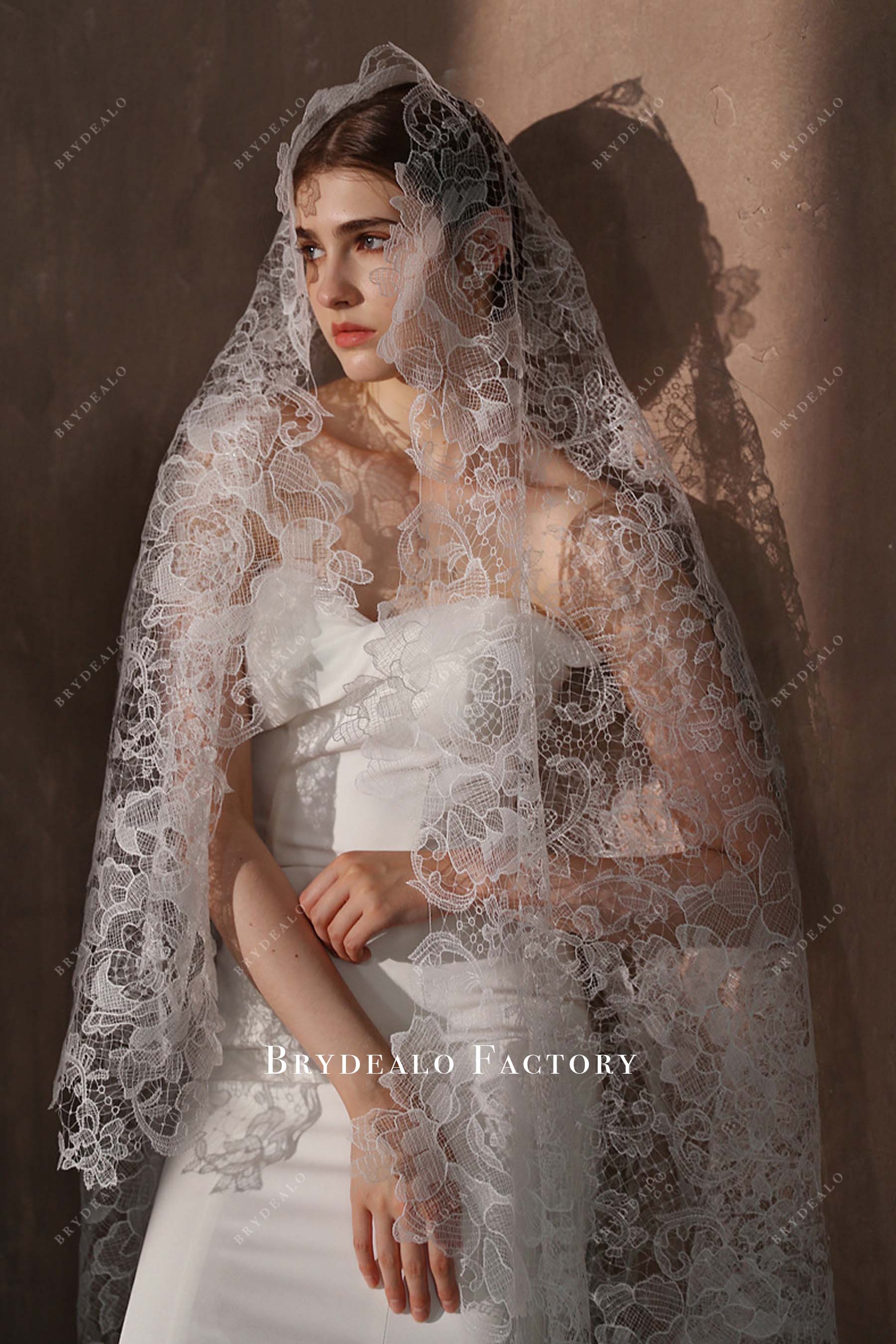 best wholesale lace bridal veil