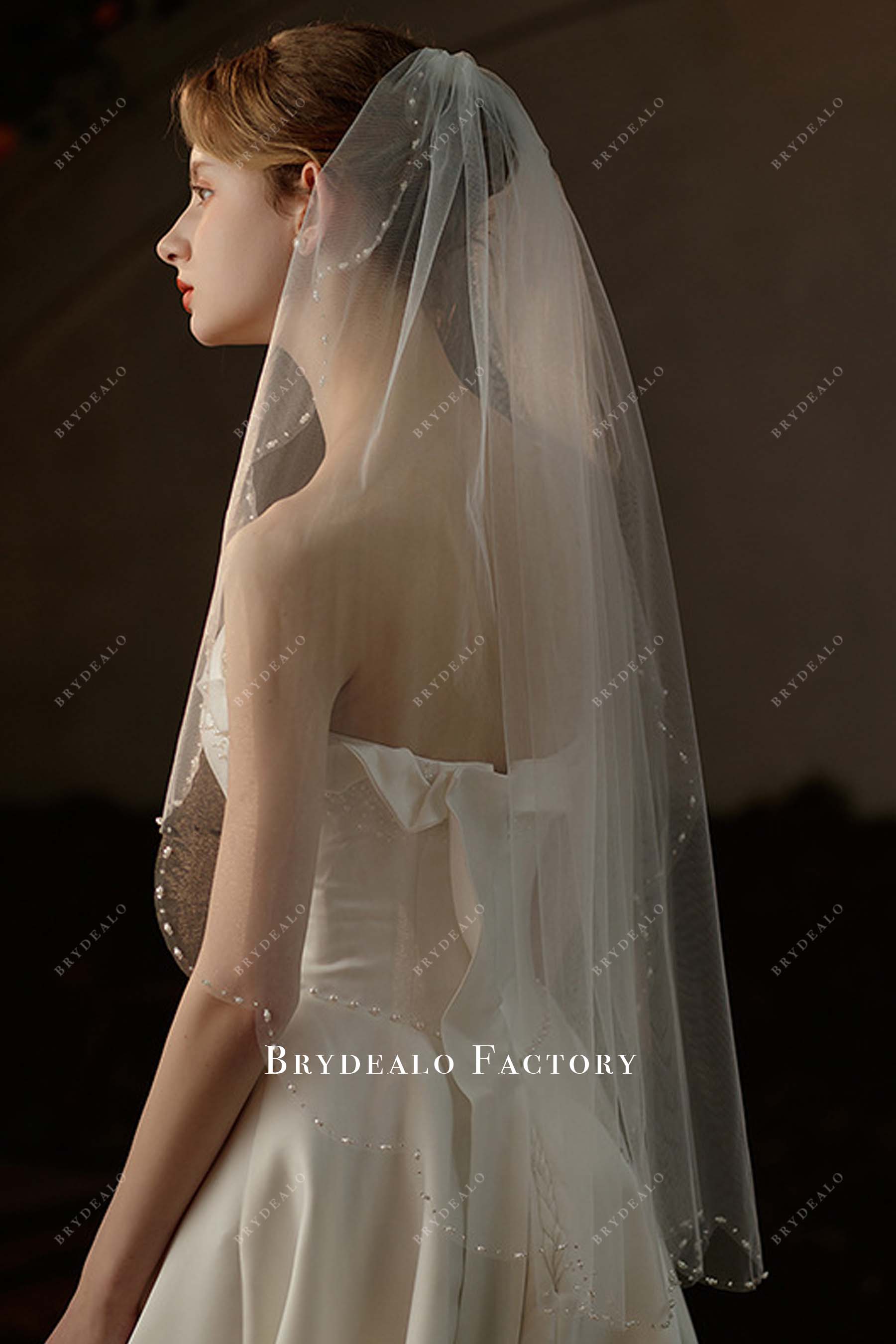 best stiff bridal veil for sale