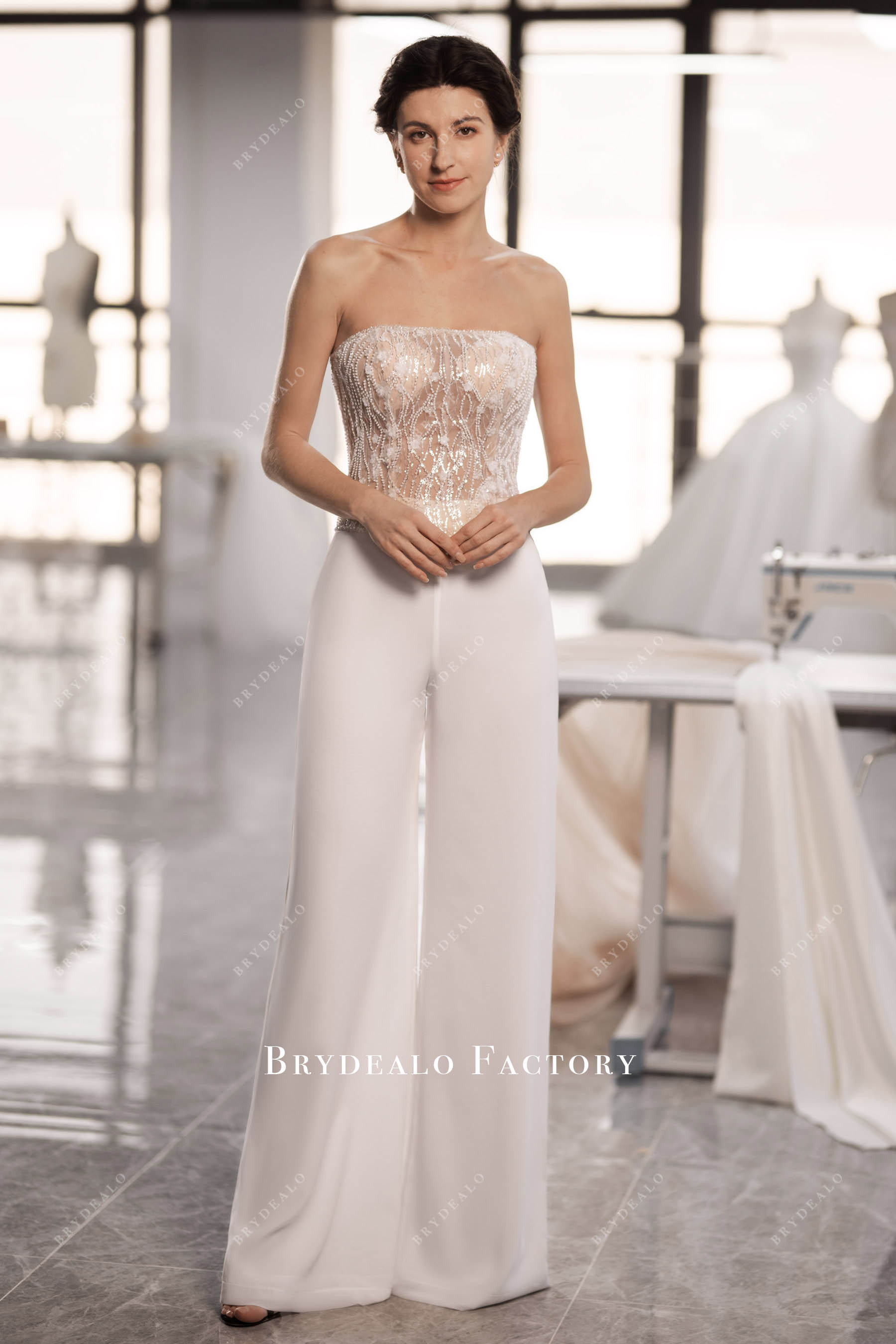 two-piece bridal set