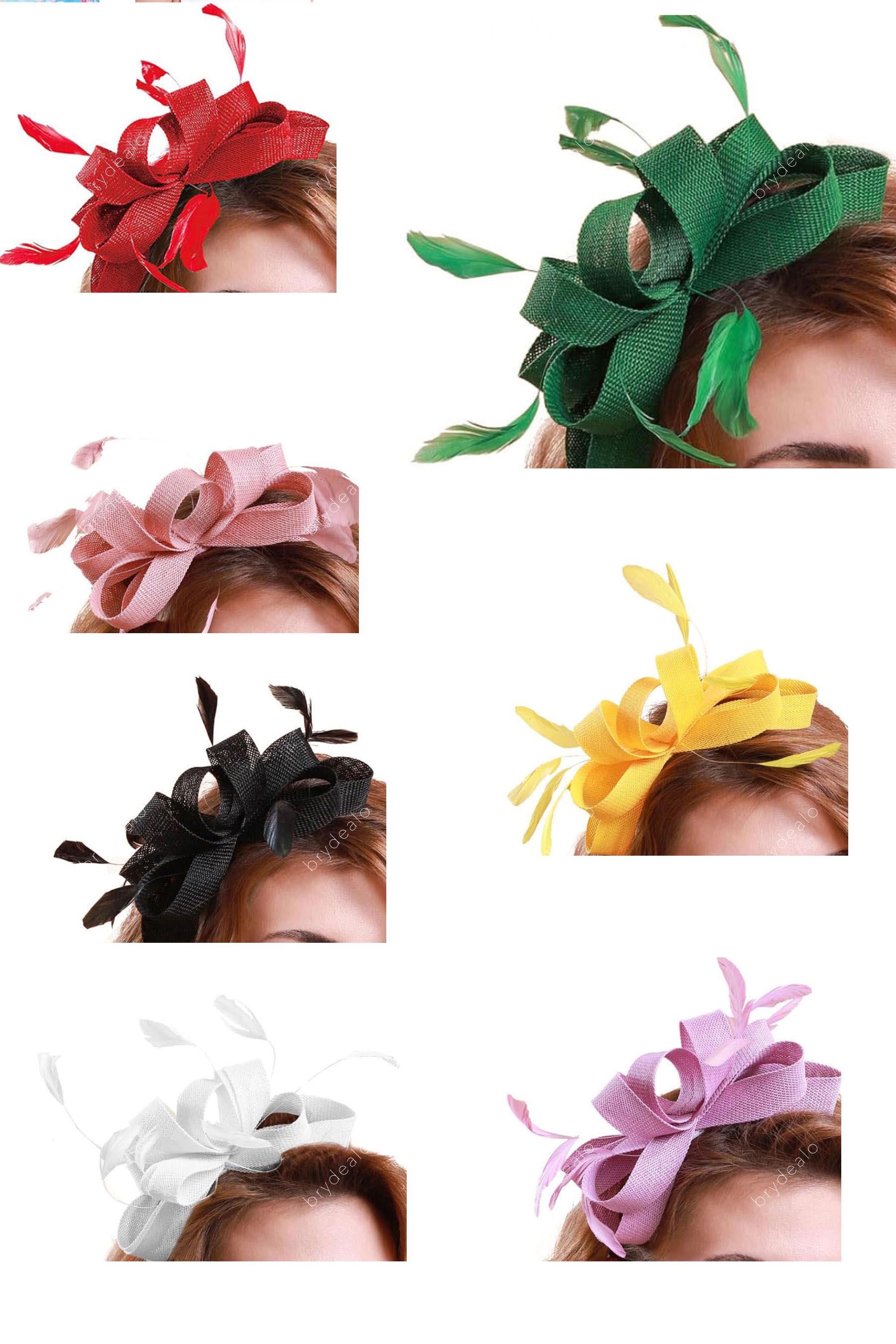 vintage feather headband