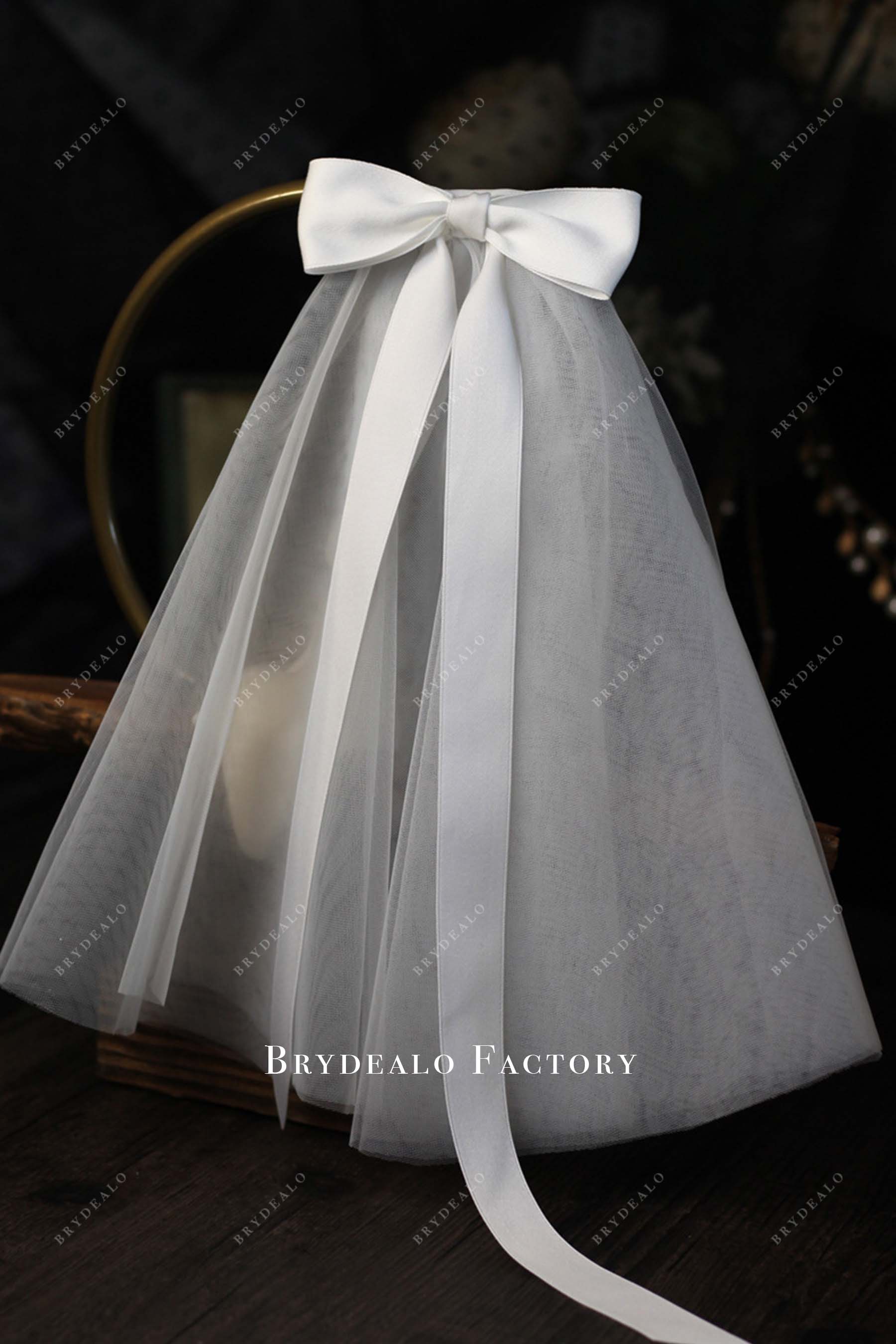 wholesale bow veil