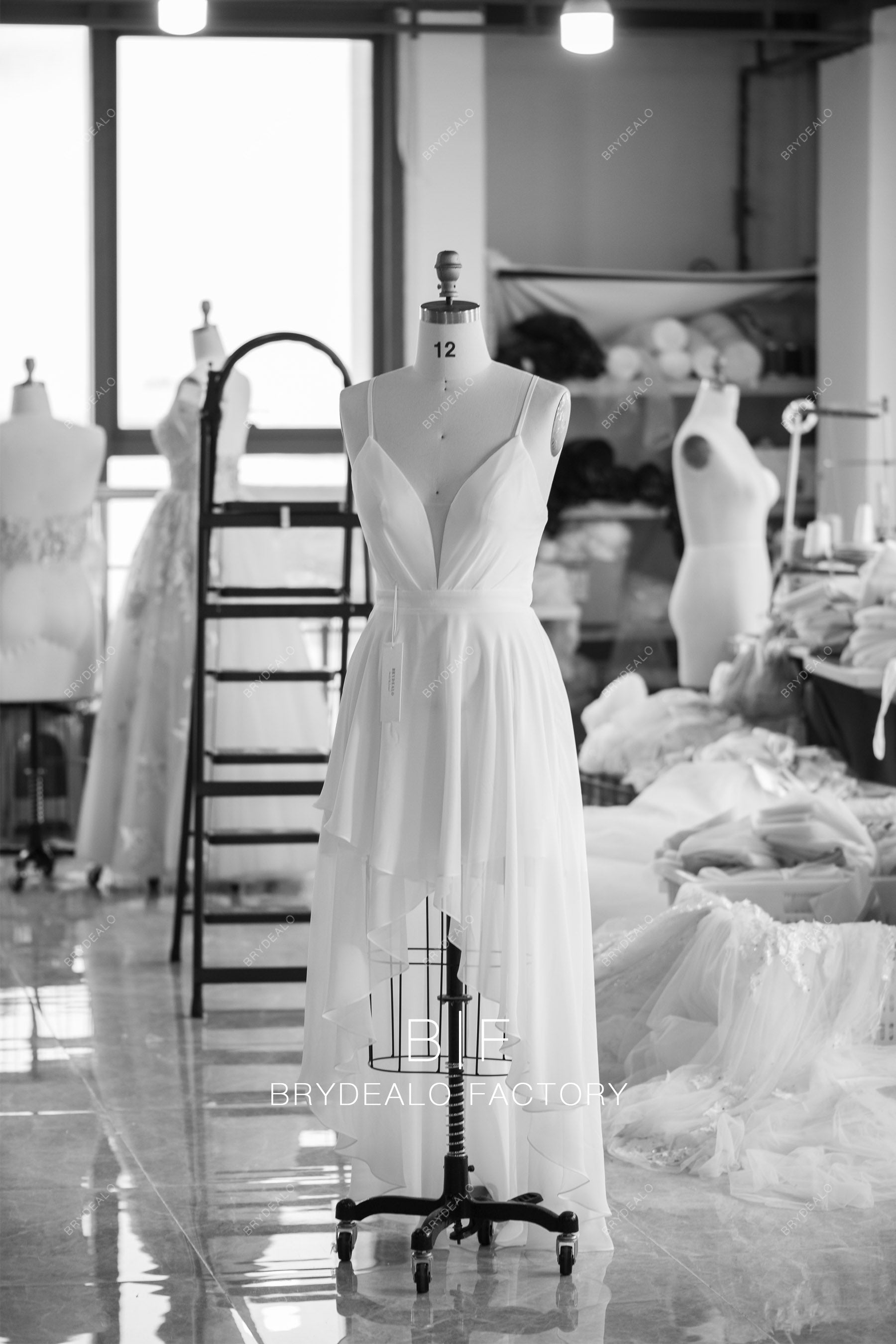 wholesale hi-lo beach wedding dress