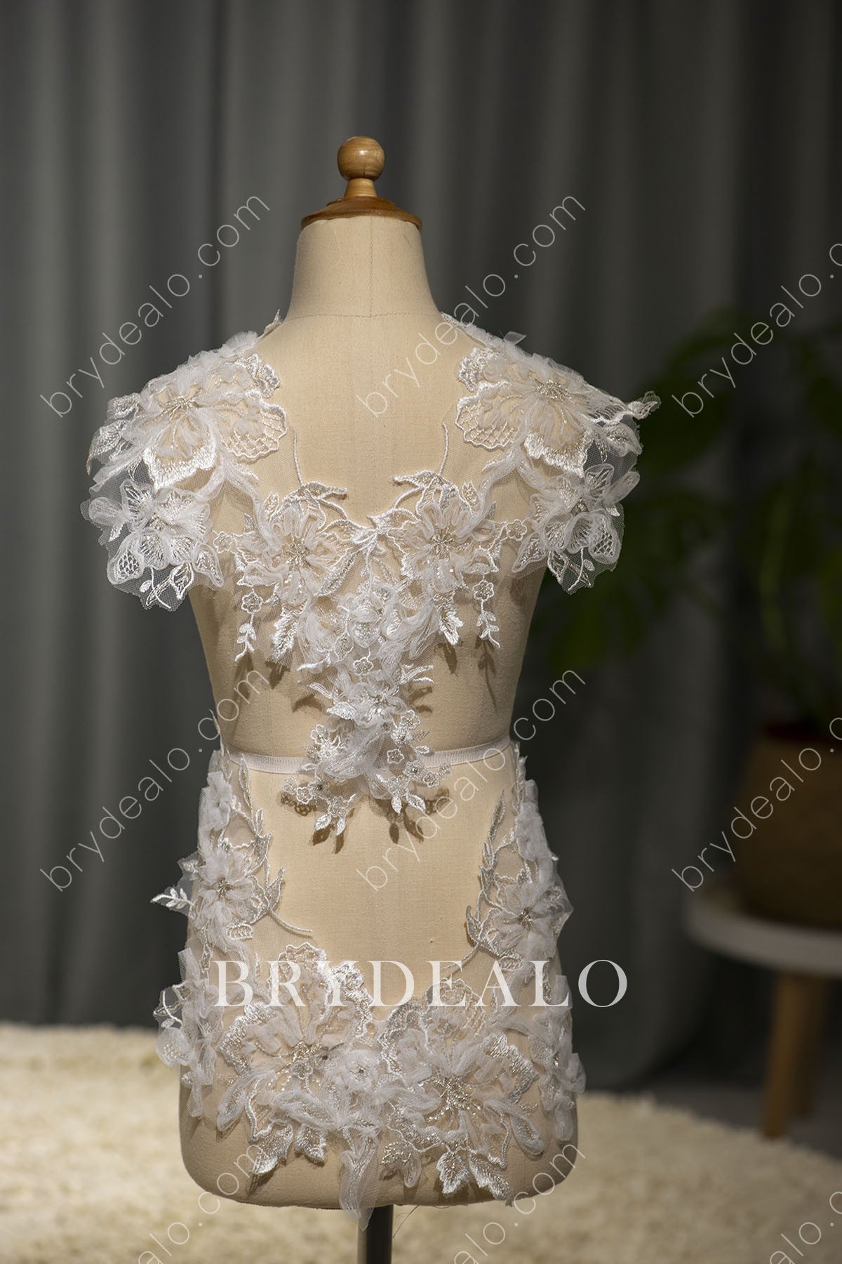 Tulle Flower Embroidery Lace Applique