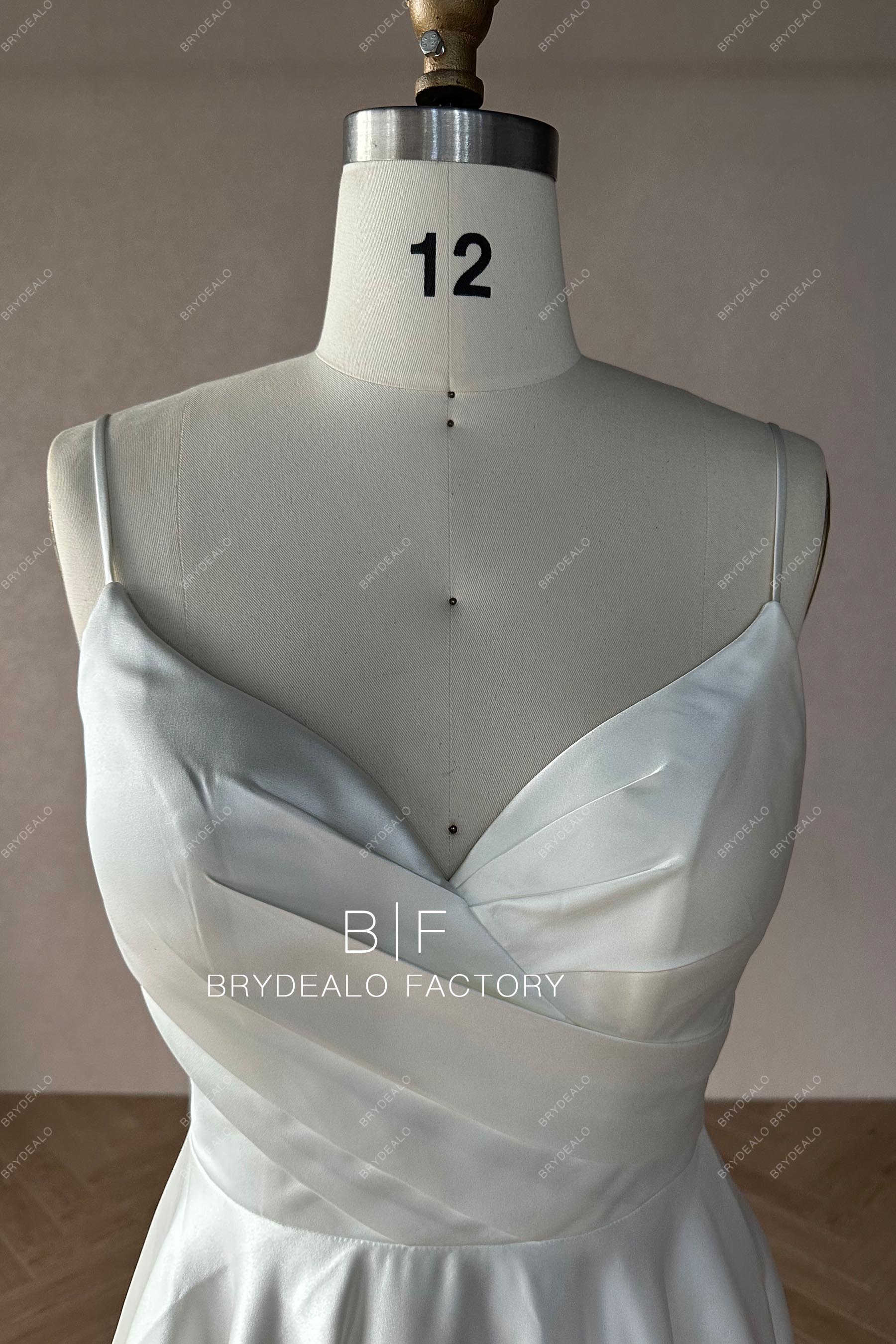 Custom Bridal Satin Dress BR20231818-04