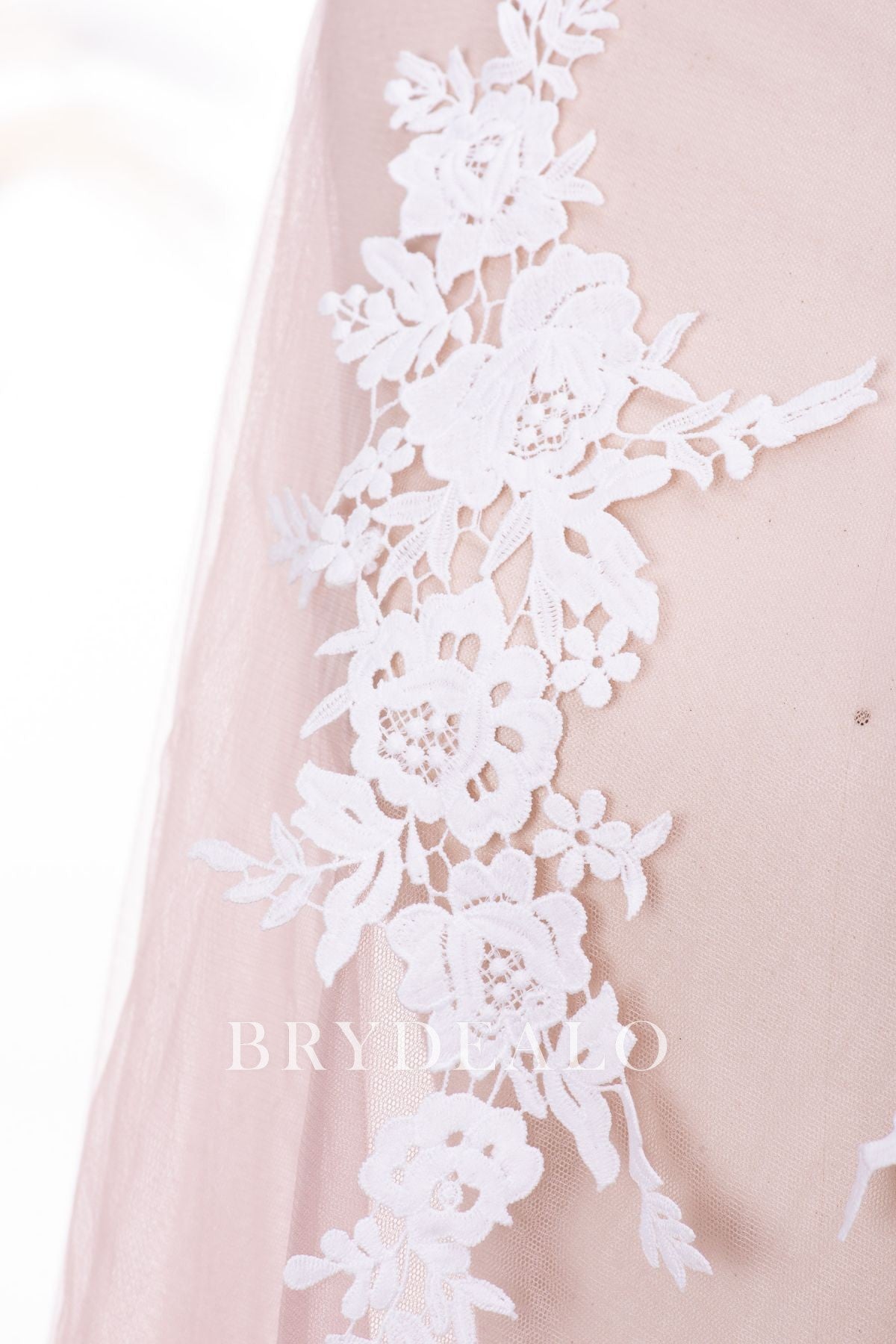 Gracious Flower Cotton Bridal Lace Appliques