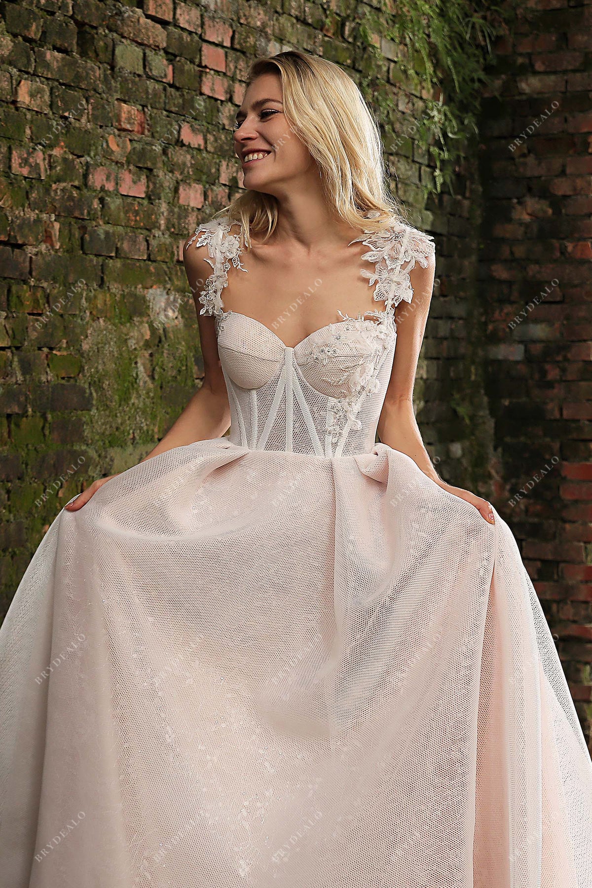 corset sweetheart neckline wedding dress Wholesale Dusty Rose Bridal Ball Gown Dusty Rose panel slip dress brown dresses cocktail Unique SEE ATTACHED SIZE CHART COLOR:Ivory