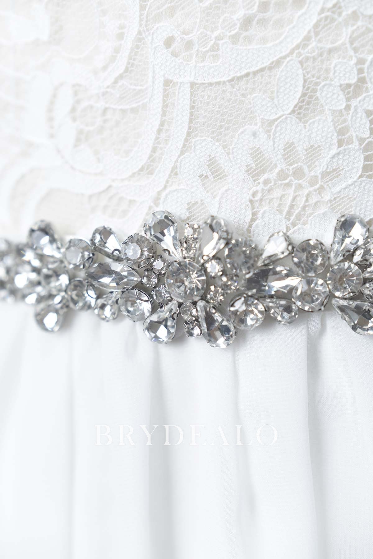 Bridal Belt of Dazzling Rhinestones