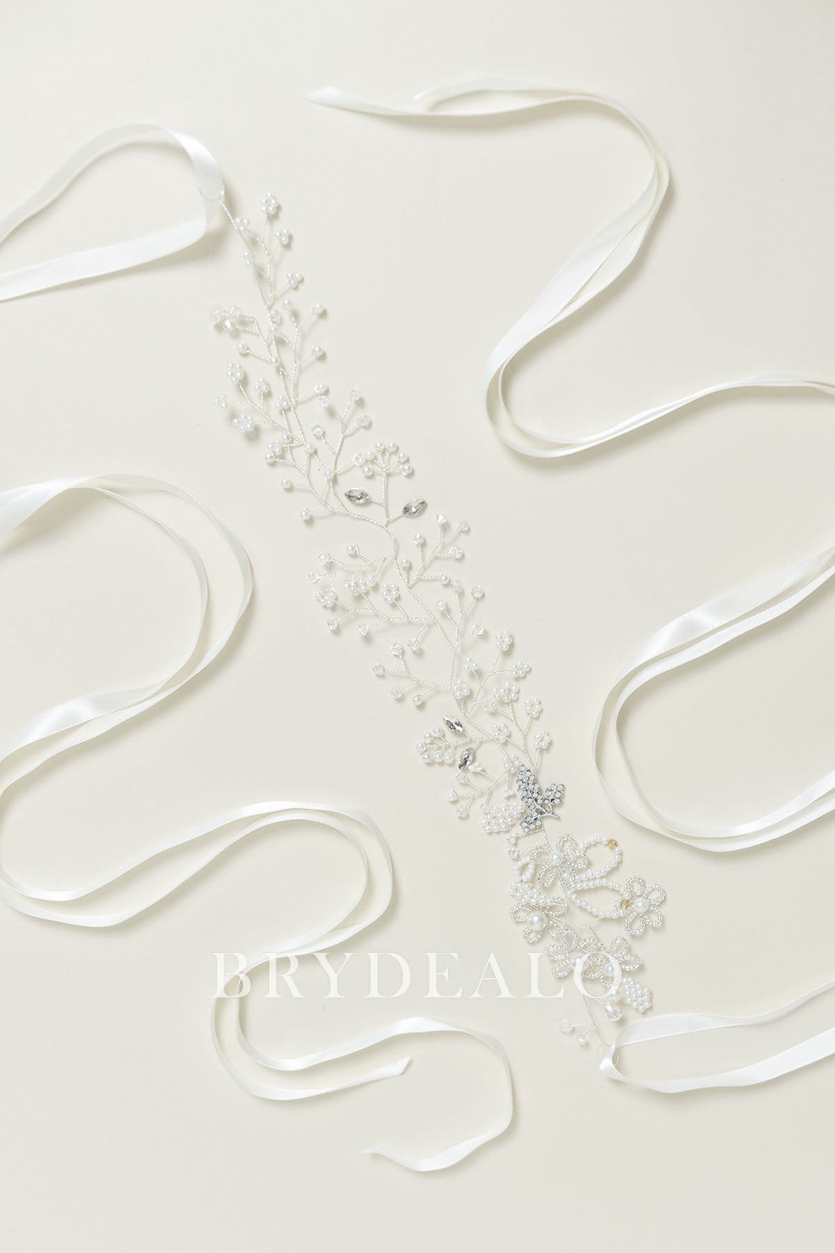 Wholesale Cabinet Crystal Silver Filament Sash