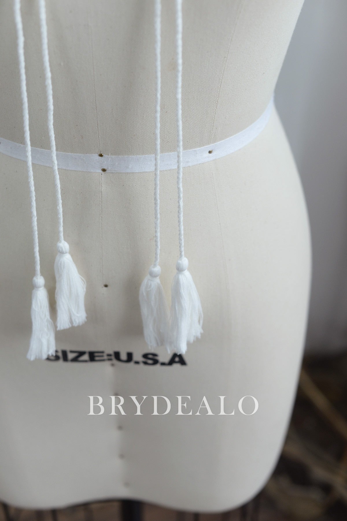 Quality Cotton Rope Cord Tassel Belt for Wholesale