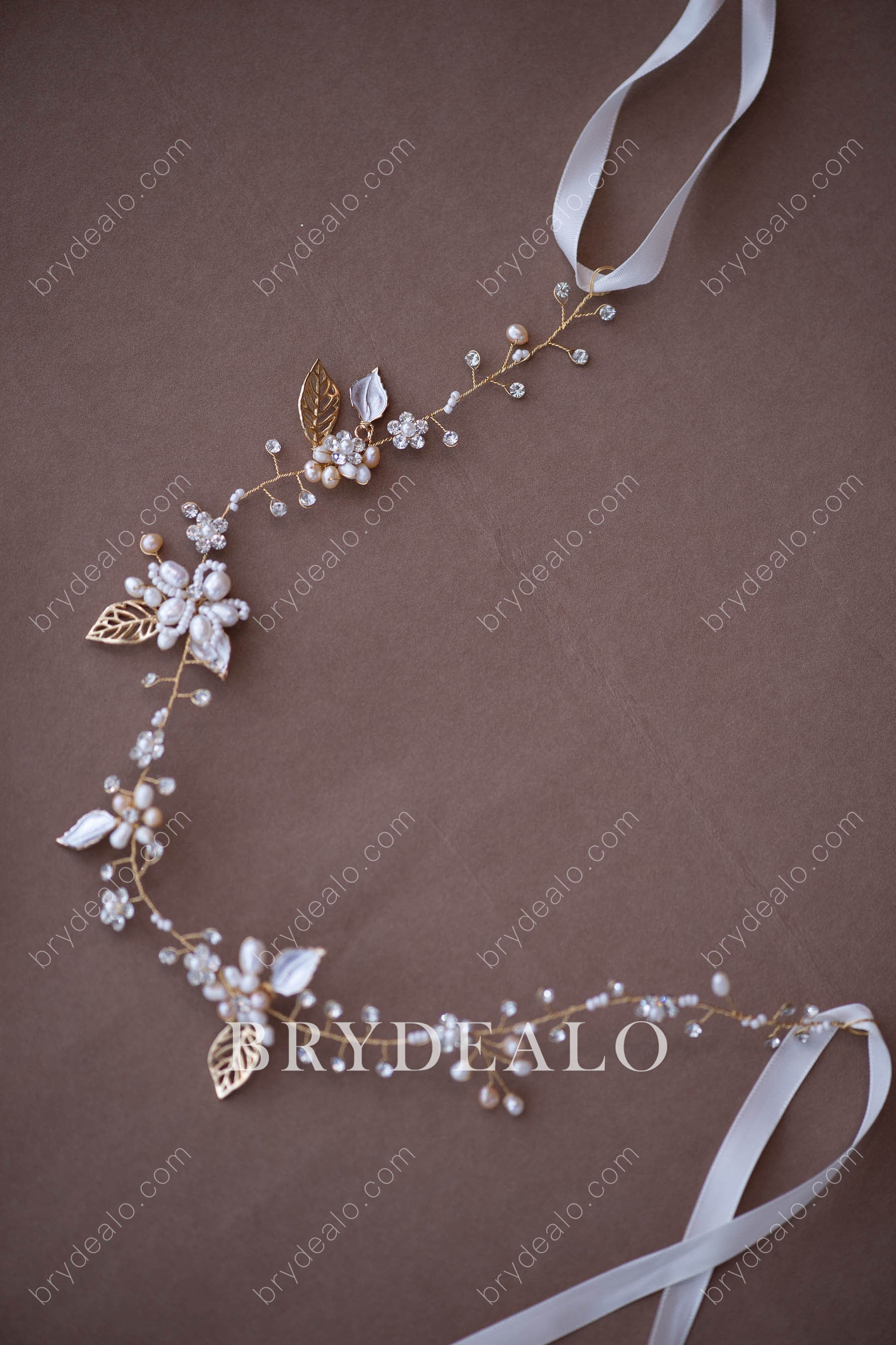 Designer Botanically-inspired Wedding Dress Sash for Wholesale